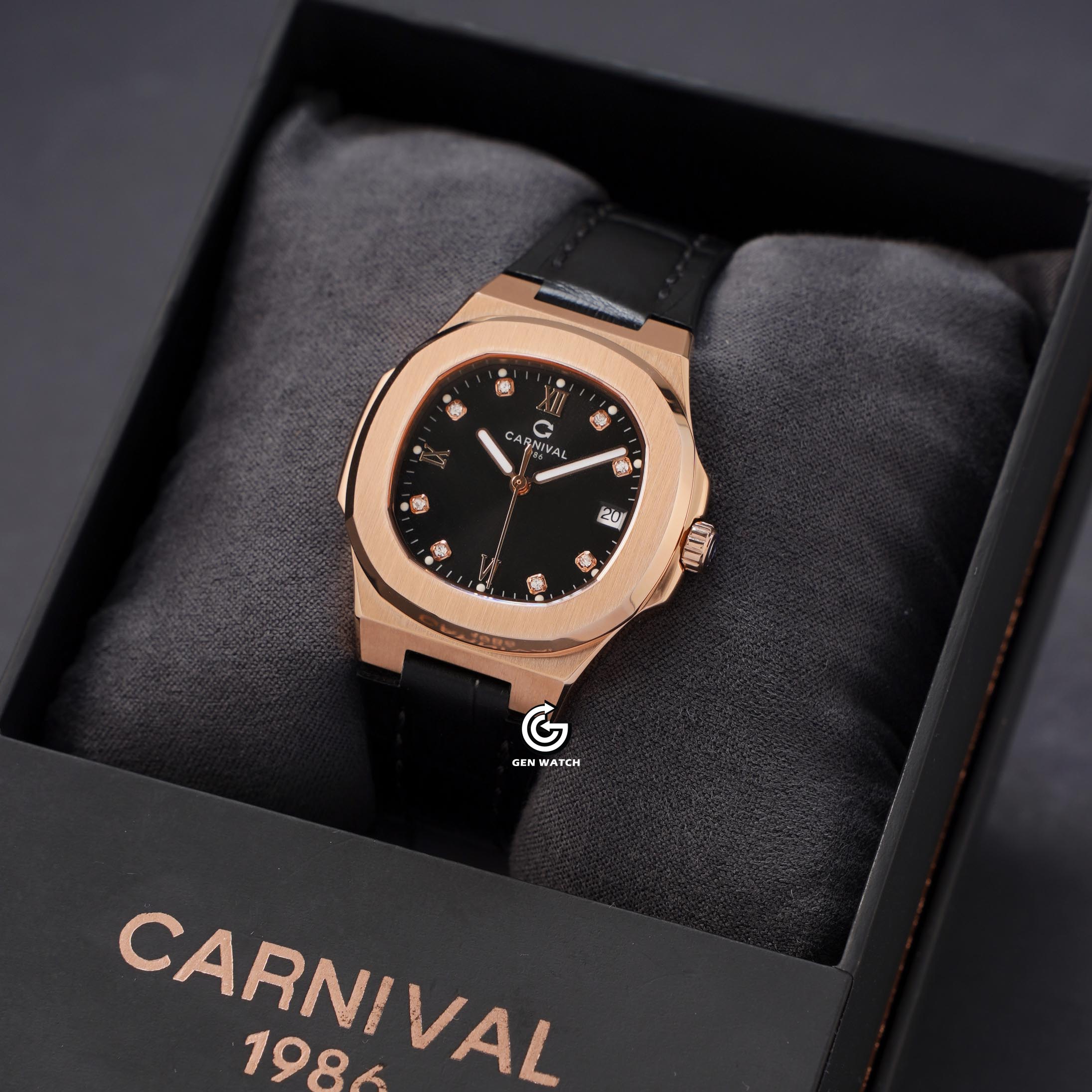 ĐỒNG HỒ NỮ CARNIVAL 8160L VH DD D QUARTZ 34MM