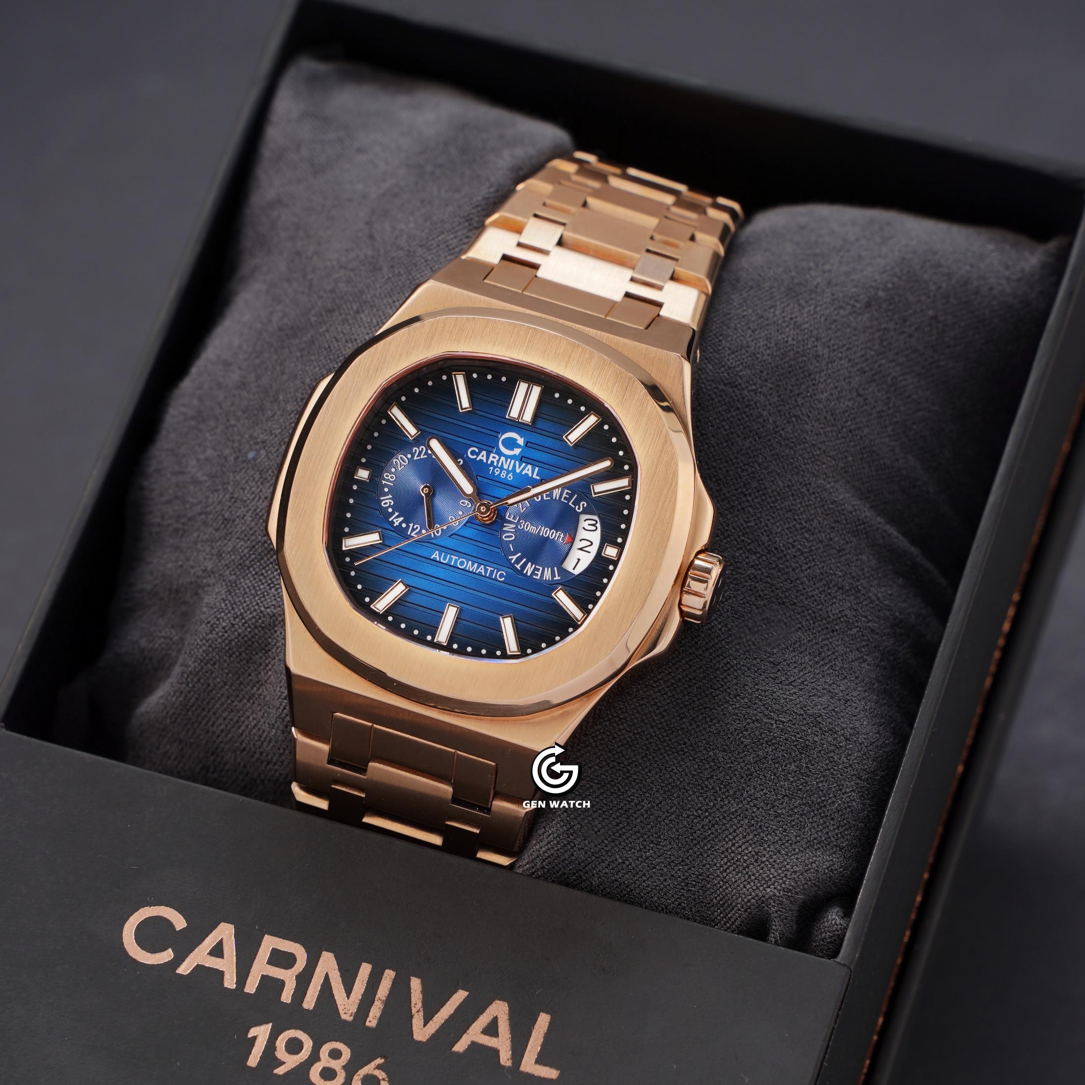 ĐỒNG HỒ NAM CARNIVAL 8158G VH X AUTOMATIC 41MM