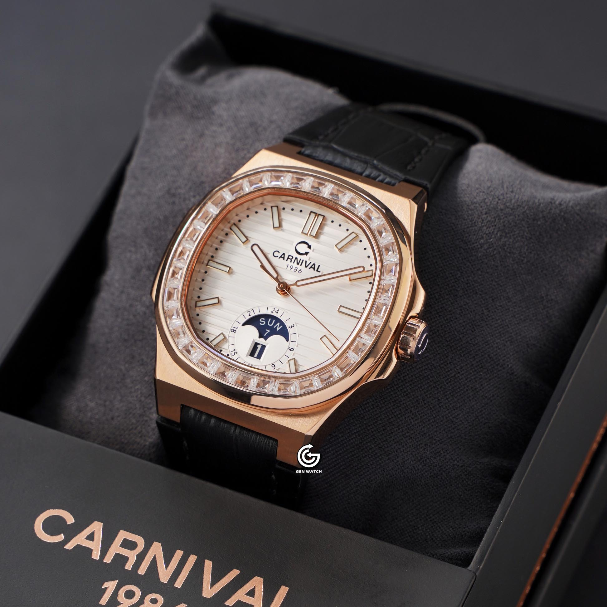 ĐỒNG HỒ NAM CARNIVAL 8110G VH DD T AUTOMATIC 41MM