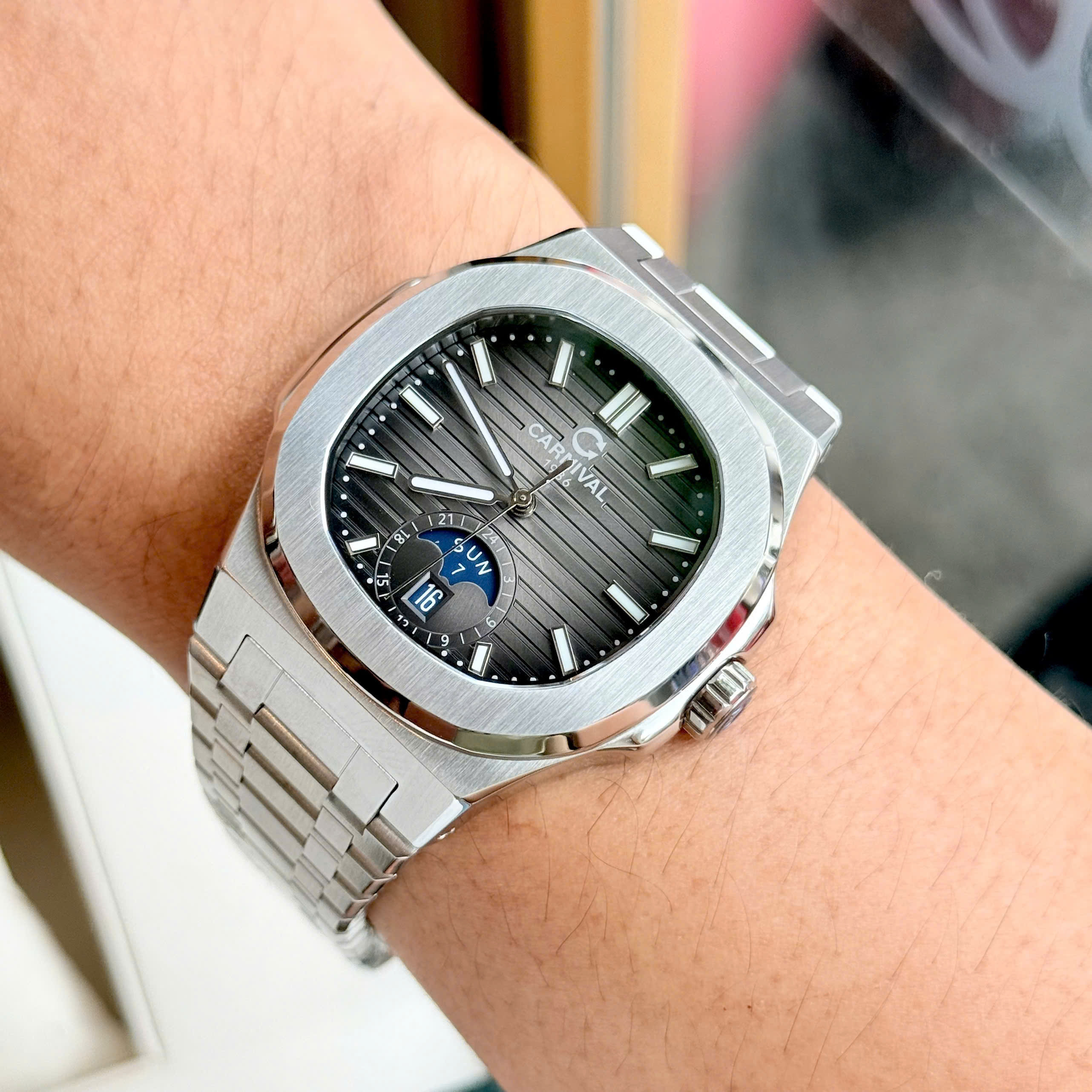 ĐỒNG HỒ NAM CARNIVAL 8110G1 VT TX AUTOMATIC 41MM