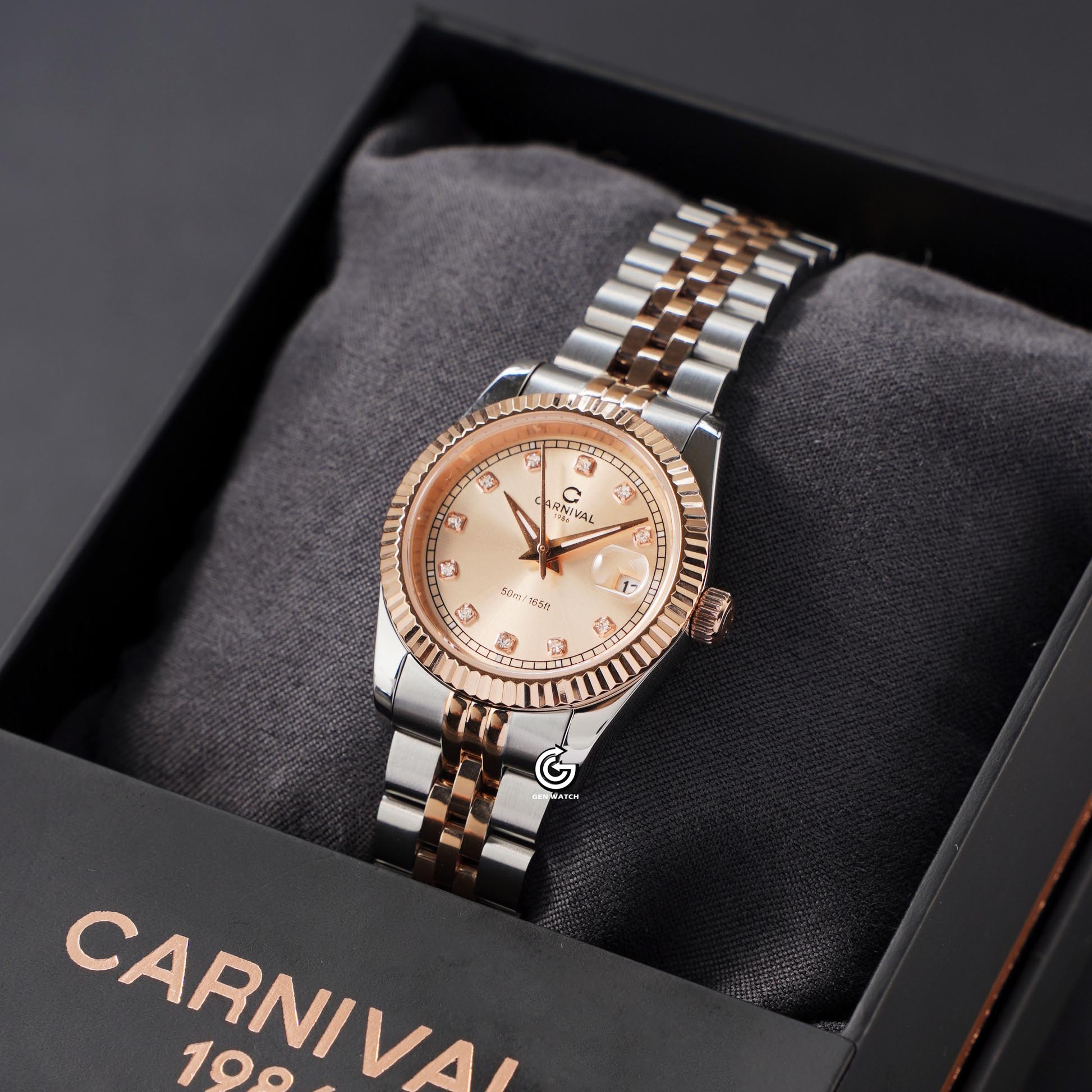 ĐỒNG HỒ NỮ CARNIVAL 8131L CH NN QUARTZ 30MM