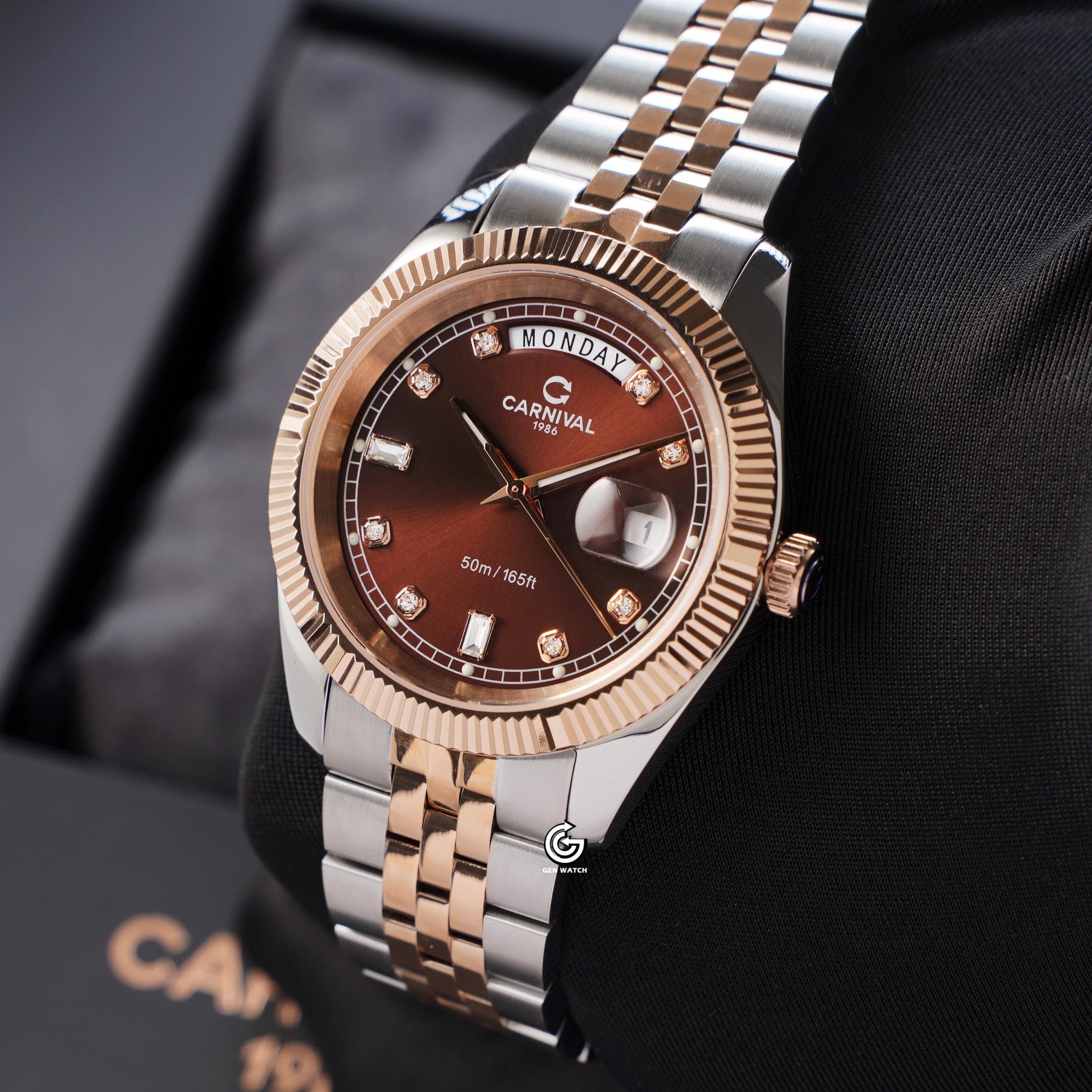 ĐỒNG HỒ NAM CARNIVAL 8190G CH N QUARTZ 40MM