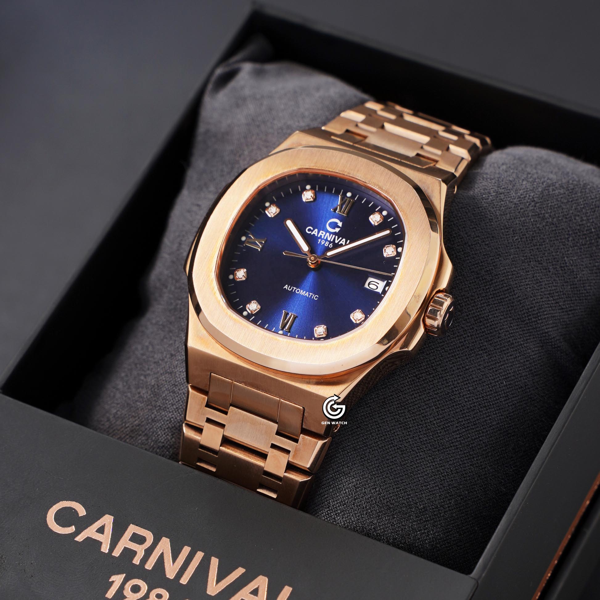 ĐỒNG HỒ NAM CARNIVAL 8160G VH X AUTOMATIC 41MM