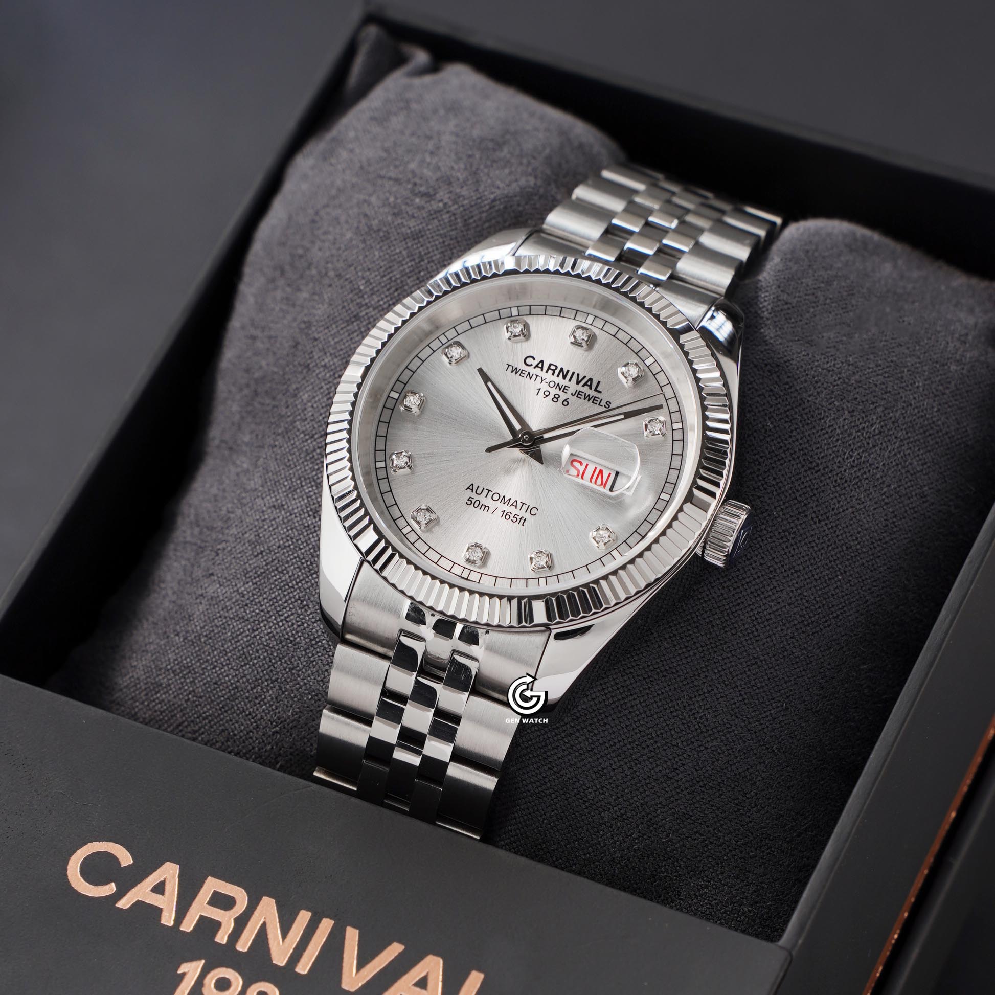 ĐỒNG HỒ NAM CARNIVAL 8131G VT T AUTOMATIC 40MM