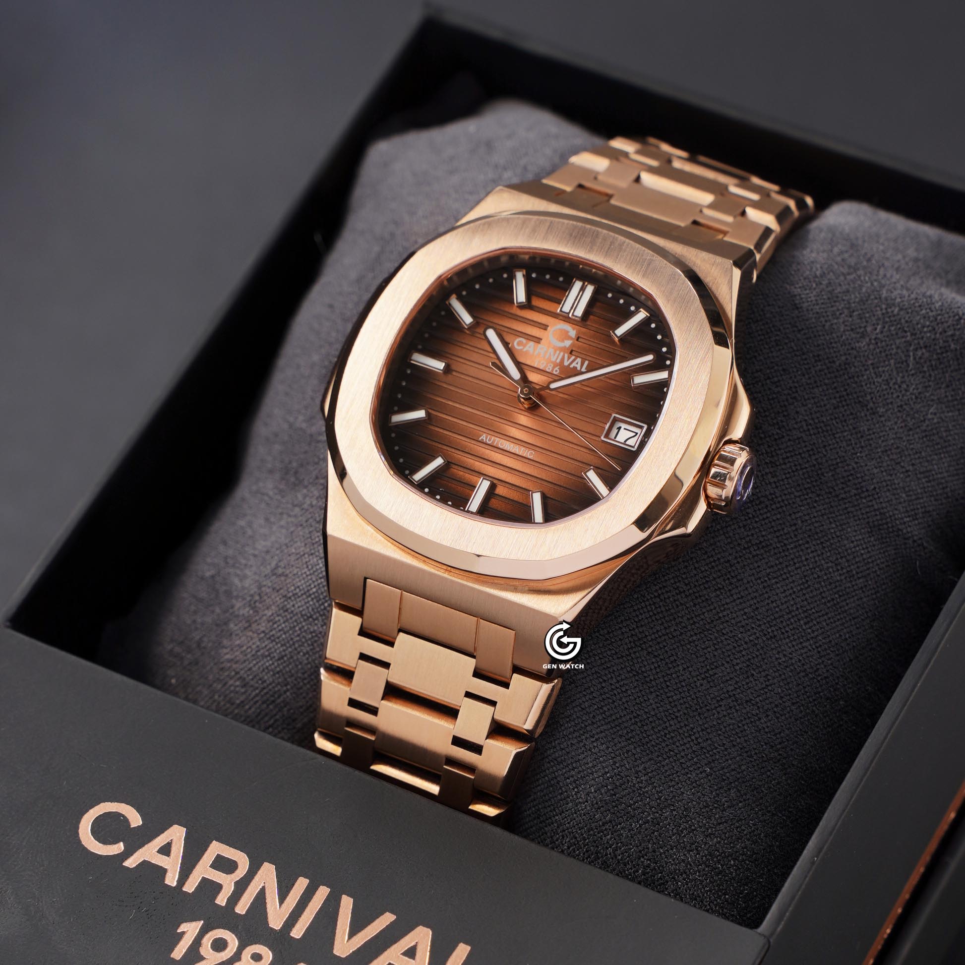 ĐỒNG HỒ NAM CARNIVAL 8108G1 VH N AUTOMATIC 41MM