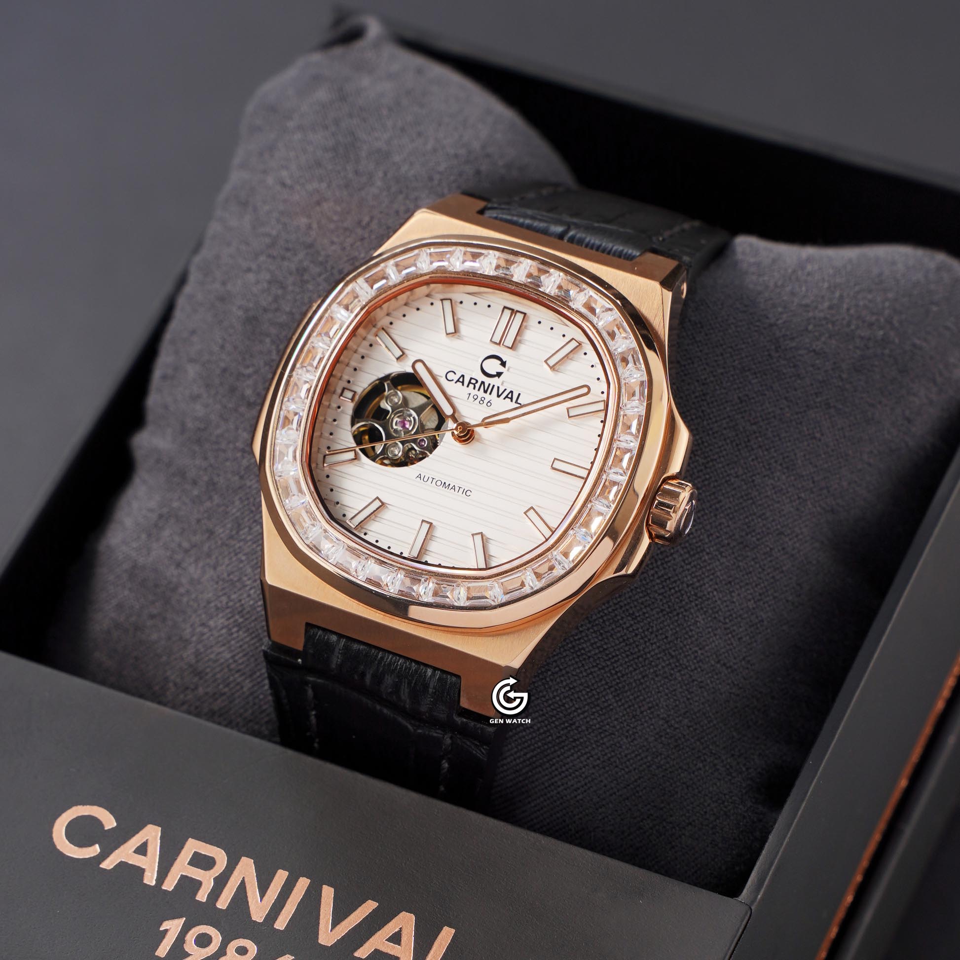 ĐỒNG HỒ NAM CARNIVAL 8128G VH DD T AUTOMATIC 41MM