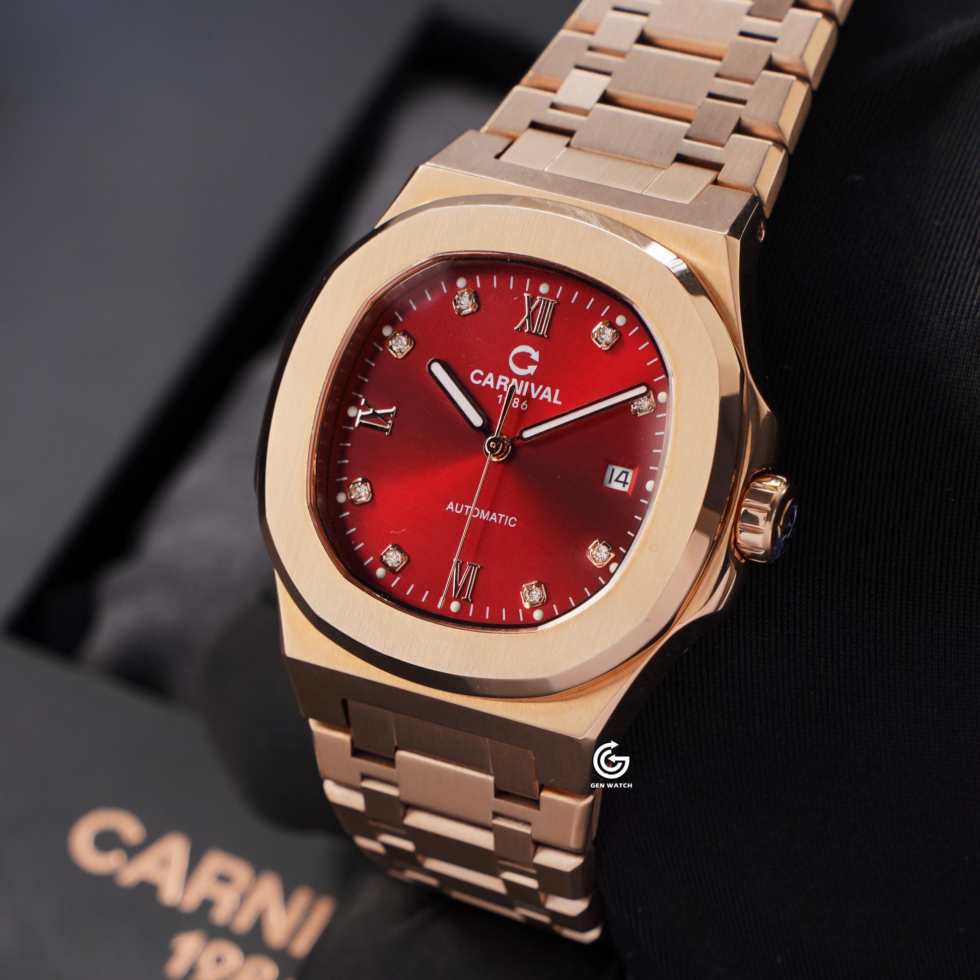 ĐỒNG HỒ NAM CARNIVAL 8160G VH DO AUTOMATIC 41MM