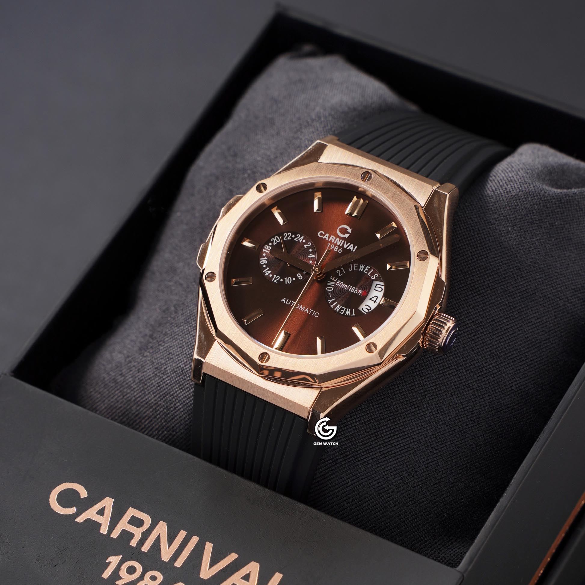 ĐỒNG HỒ NAM CARNIVAL 8188G VH DCS N AUTOMATIC 42MM