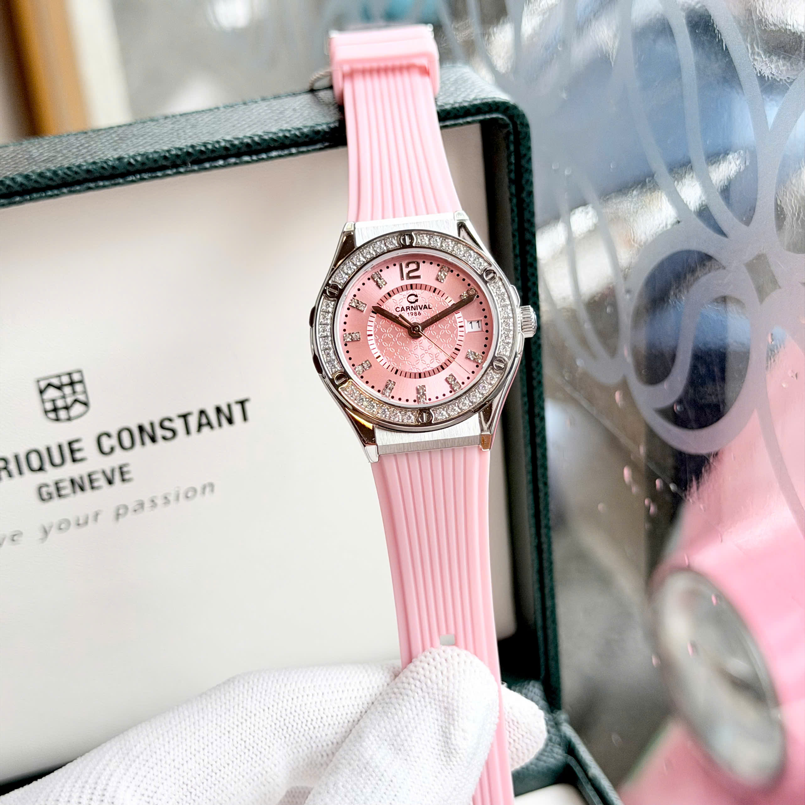 ĐỒNG HỒ NỮ CARNIVAL 8173L2 VT DCS H QUARTZ 32MM