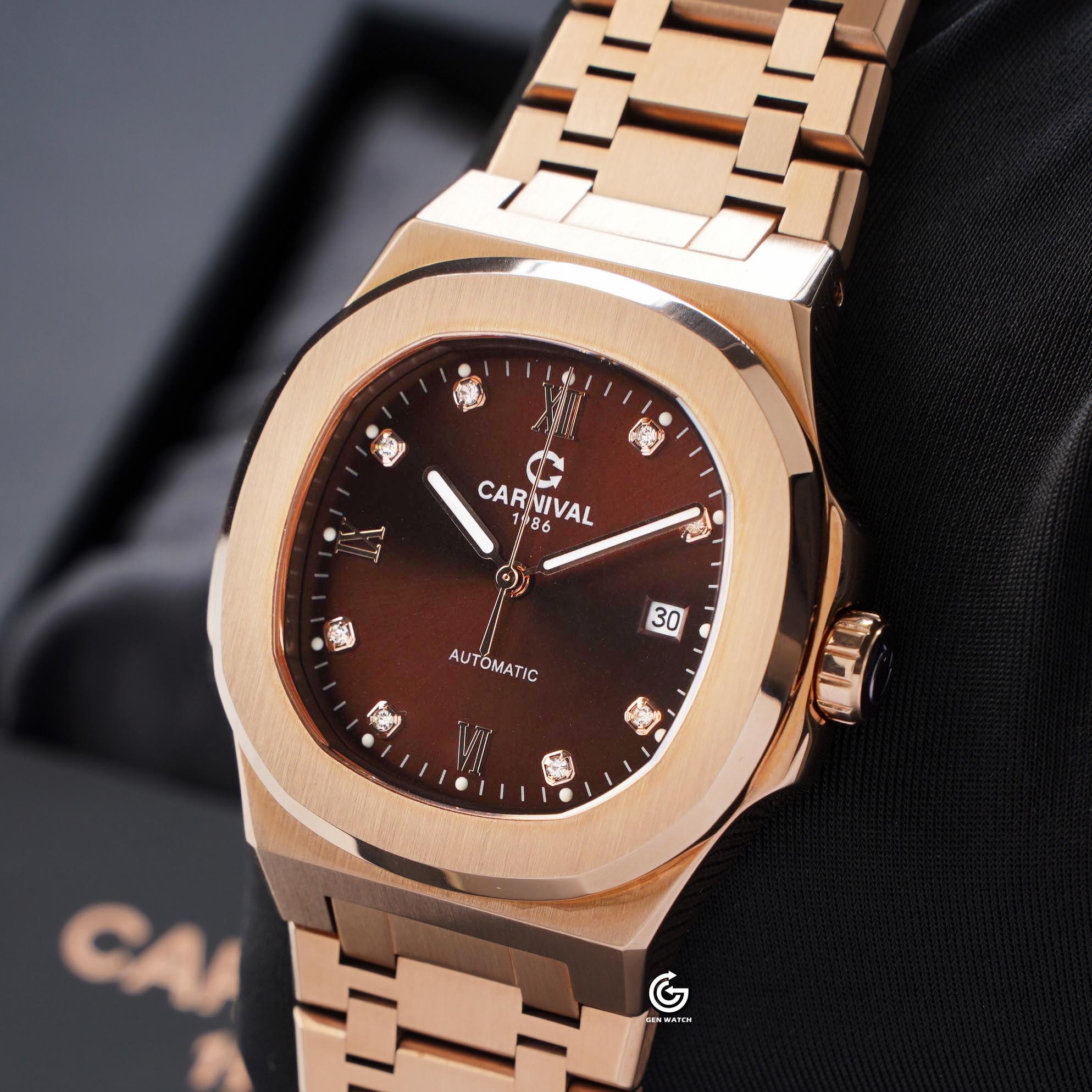 ĐỒNG HỒ NAM CARNIVAL 8160G VH N AUTOMATIC 41MM