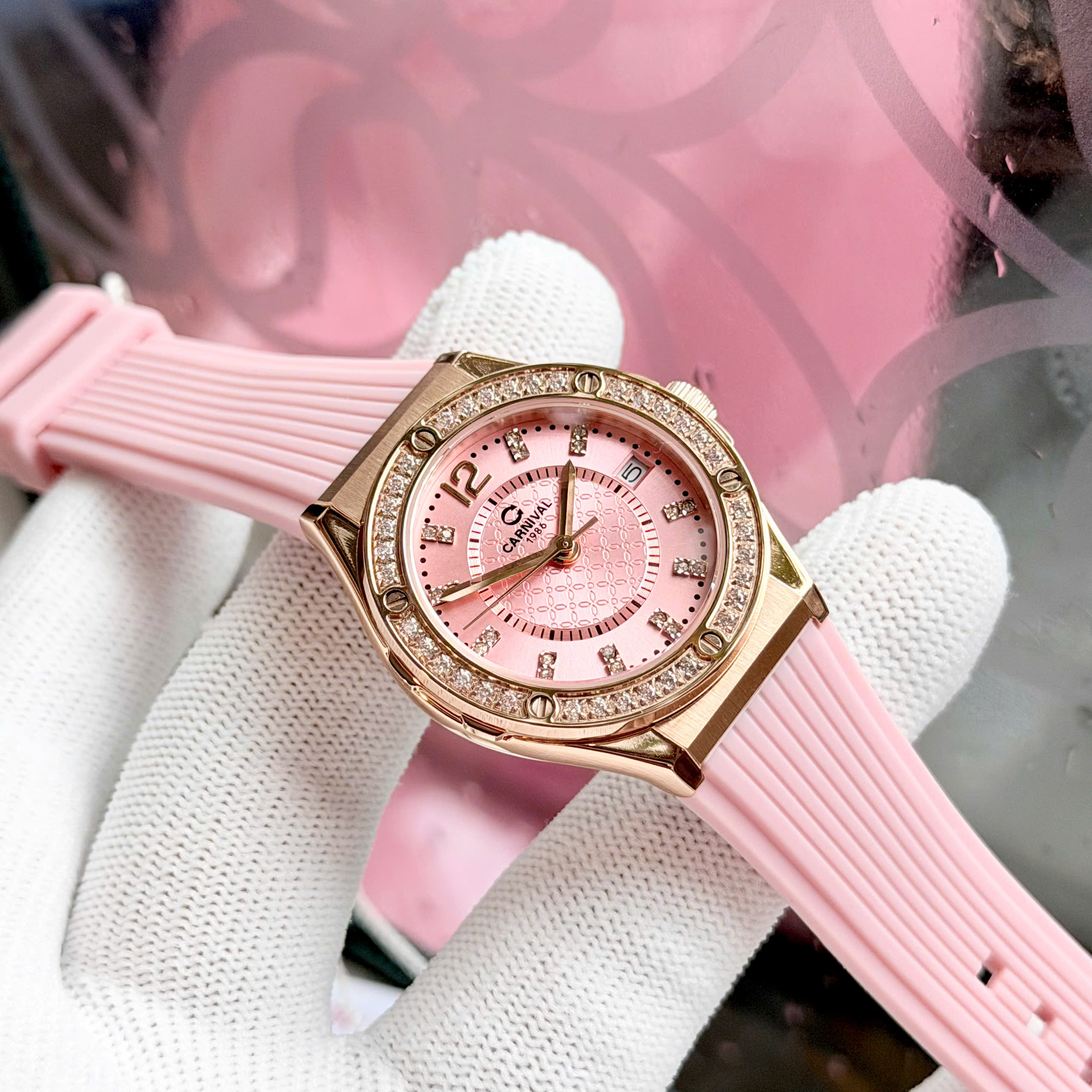 ĐỒNG HỒ NỮ CARNIVAL 8173L2 VH DCS H QUARTZ 32MM