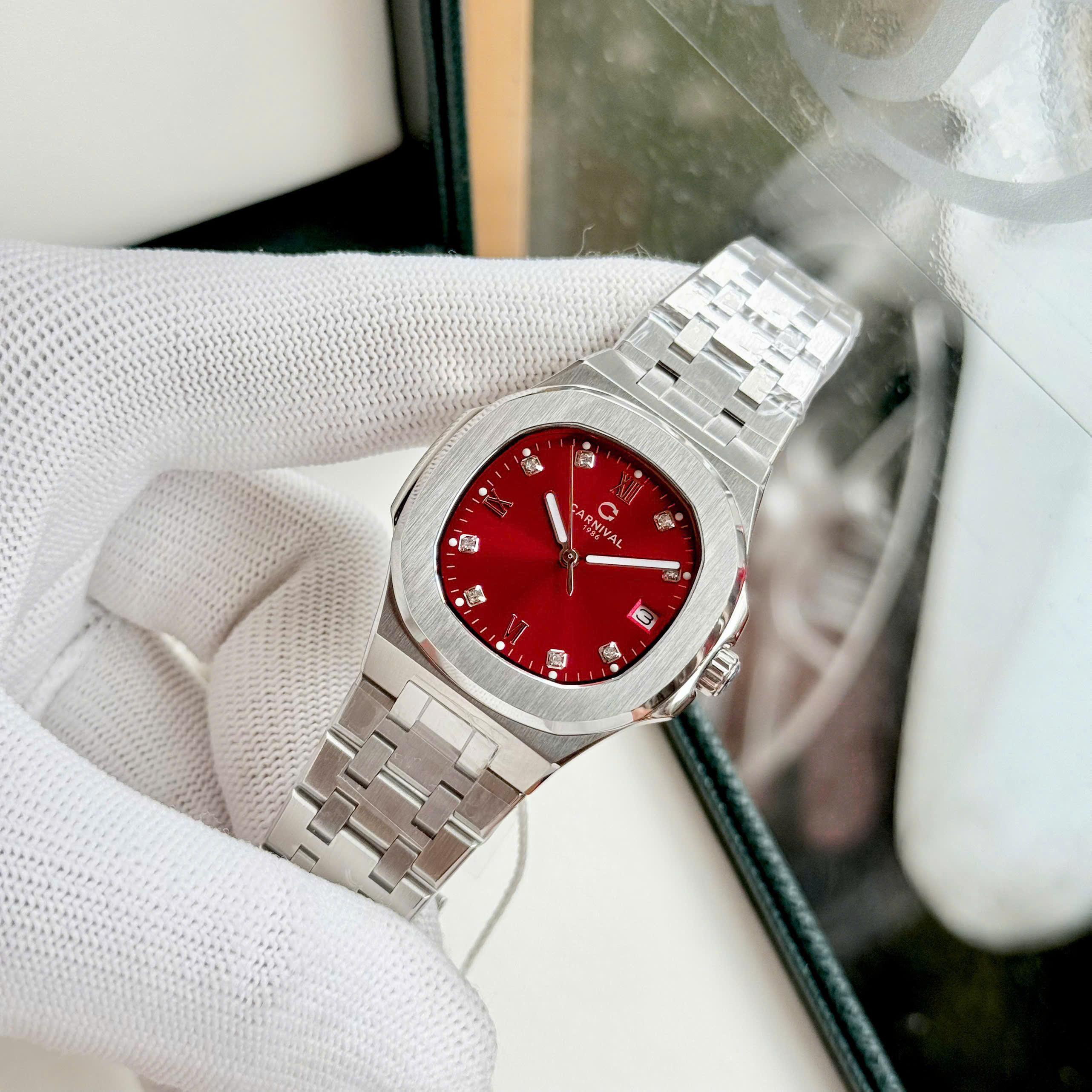 ĐỒNG HỒ NỮ CARNIVAL 8160L VT DO QUARTZ 34MM