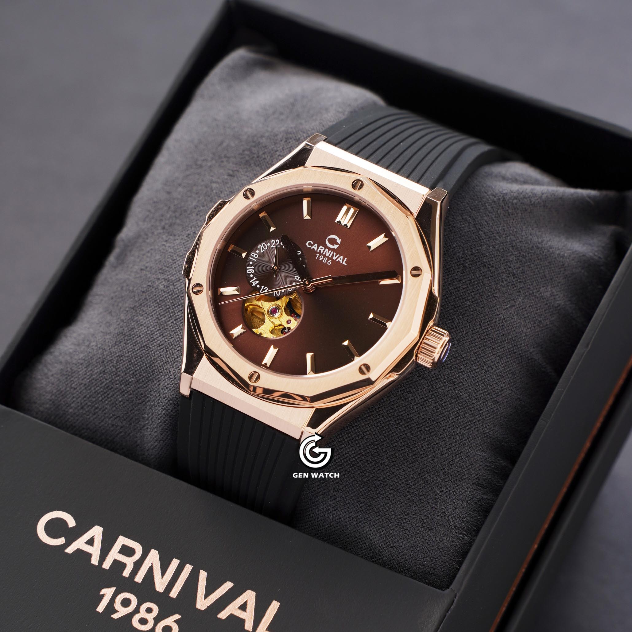 ĐỒNG HỒ NAM CARNIVAL 8189G VH DCS N AUTOMATIC 42MM