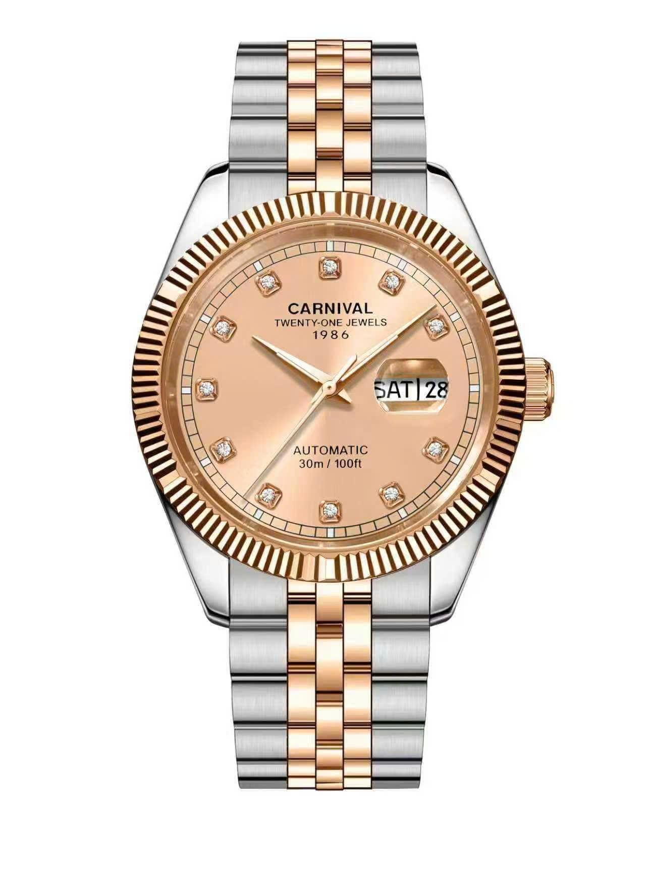 ĐỒNG HỒ NAM CARNIVAL 8131G CH NN AUTOMATIC 40MM