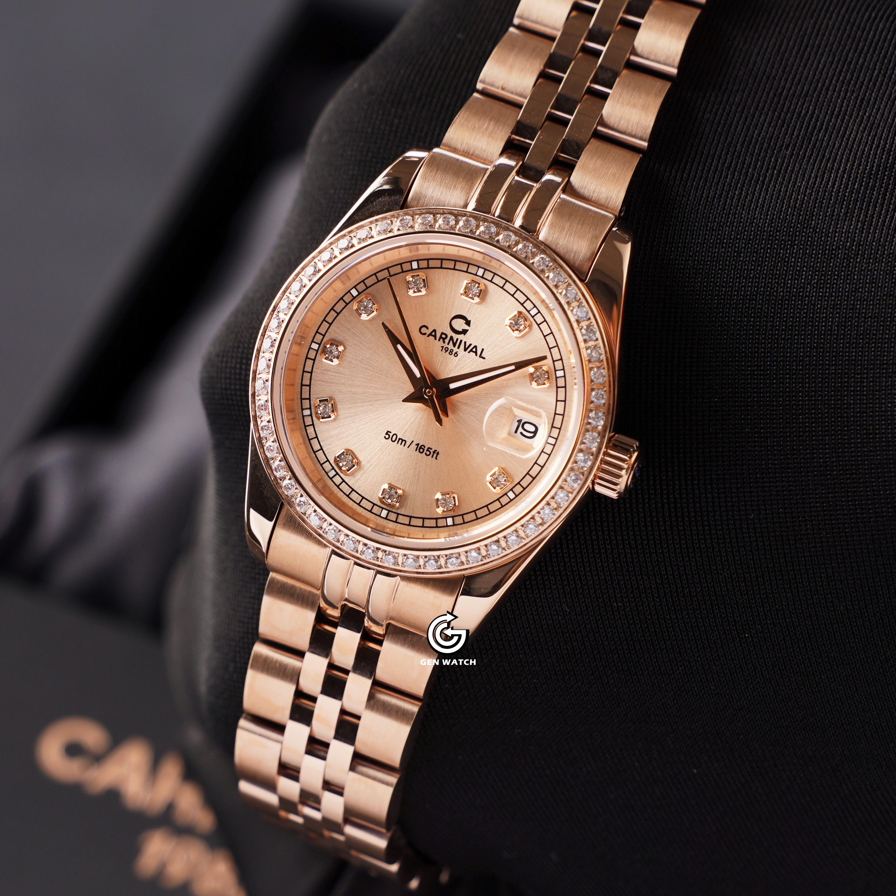 ĐỒNG HỒ NỮ CARNIVAL 8131L2 VH NN QUARTZ 30MM