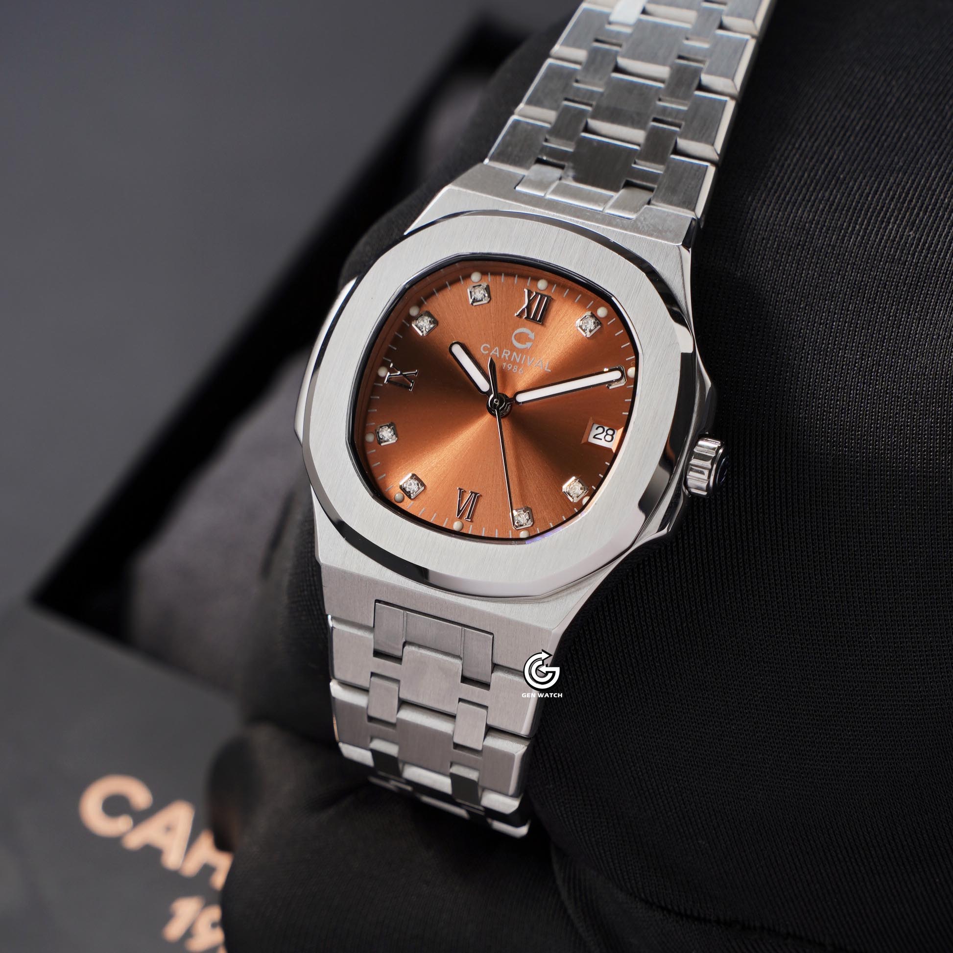 ĐỒNG HỒ NỮ CARNIVAL 8160L VT NCH QUARTZ 34MM