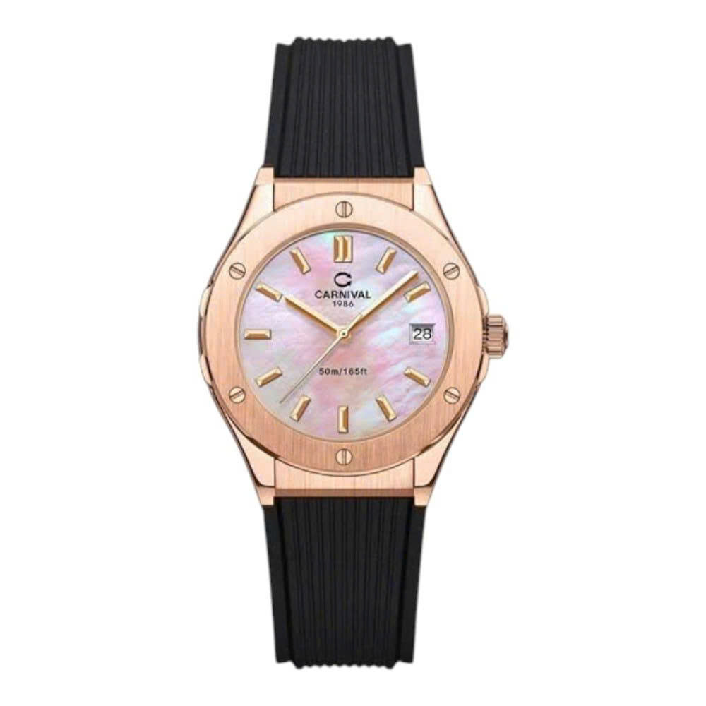 ĐỒNG HỒ NỮ CARNIVAL 8168L VH HK DCS D QUARTZ 32MM ( XÀ CỪ HỒNG )