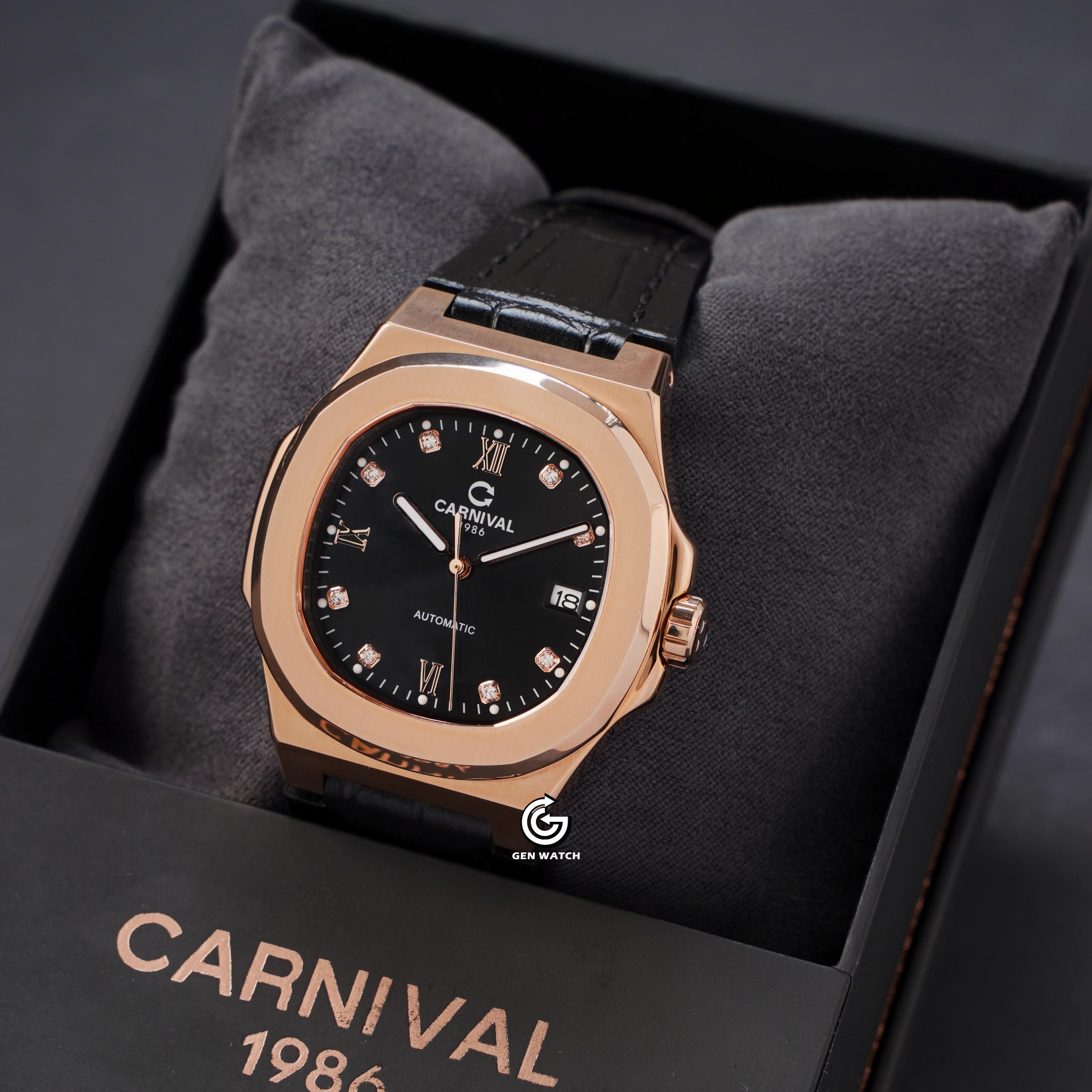 ĐỒNG HỒ NAM CARNIVAL 8160G VH DD D AUTOMATIC 41MM