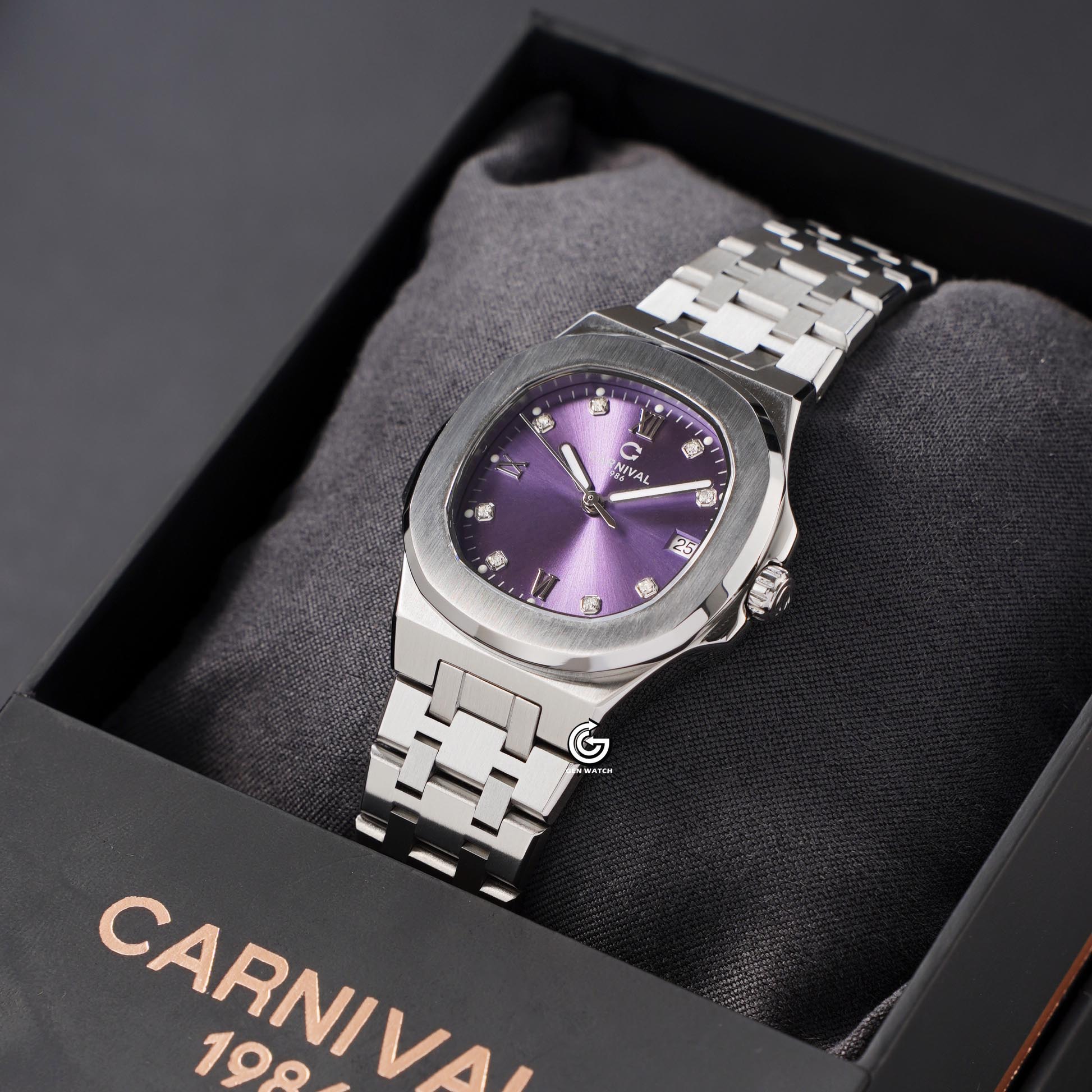 ĐỒNG HỒ NỮ CARNIVAL 8160L VT TIM QUARTZ 34MM