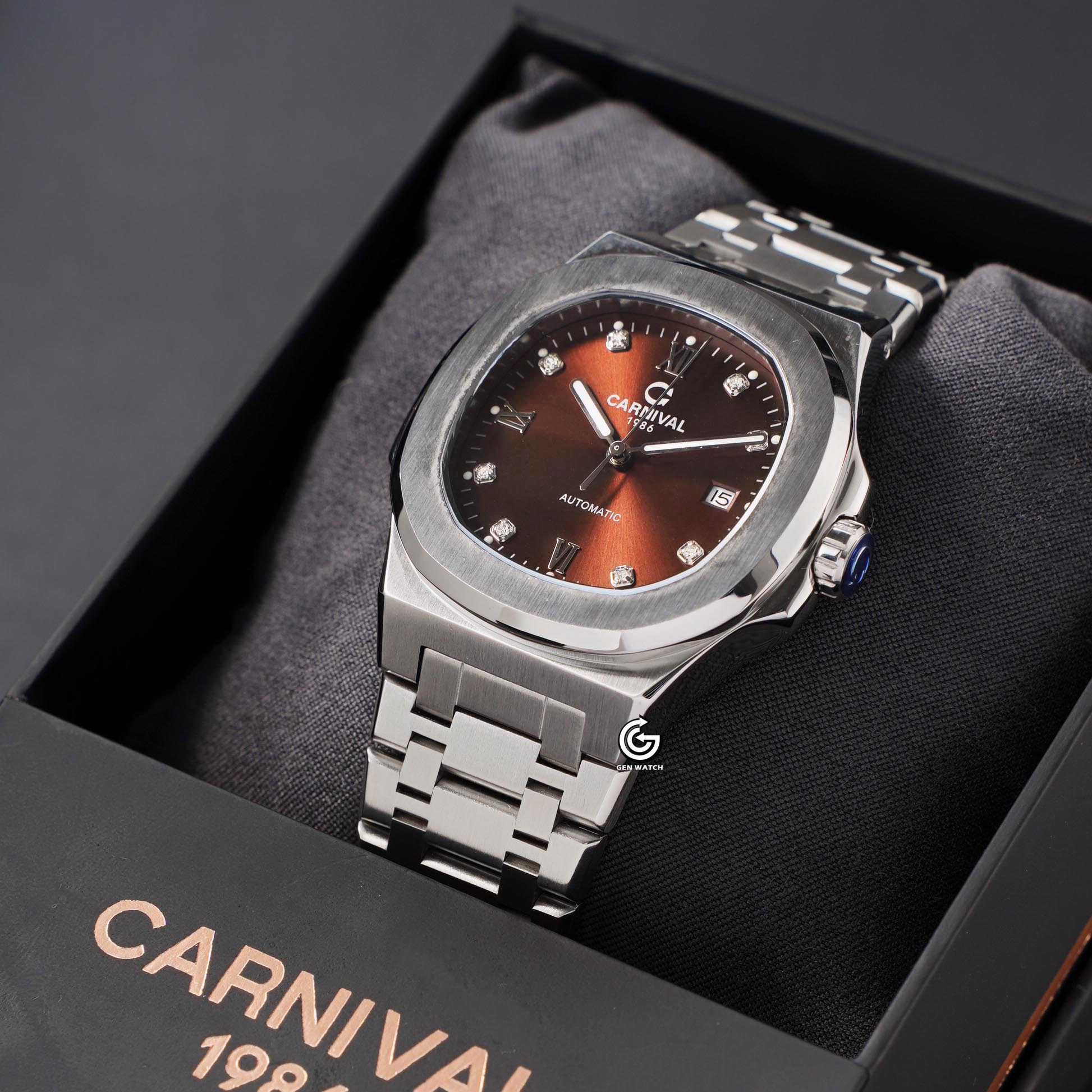ĐỒNG HỒ NAM CARNIVAL 8160G VT N AUTOMATIC 41MM