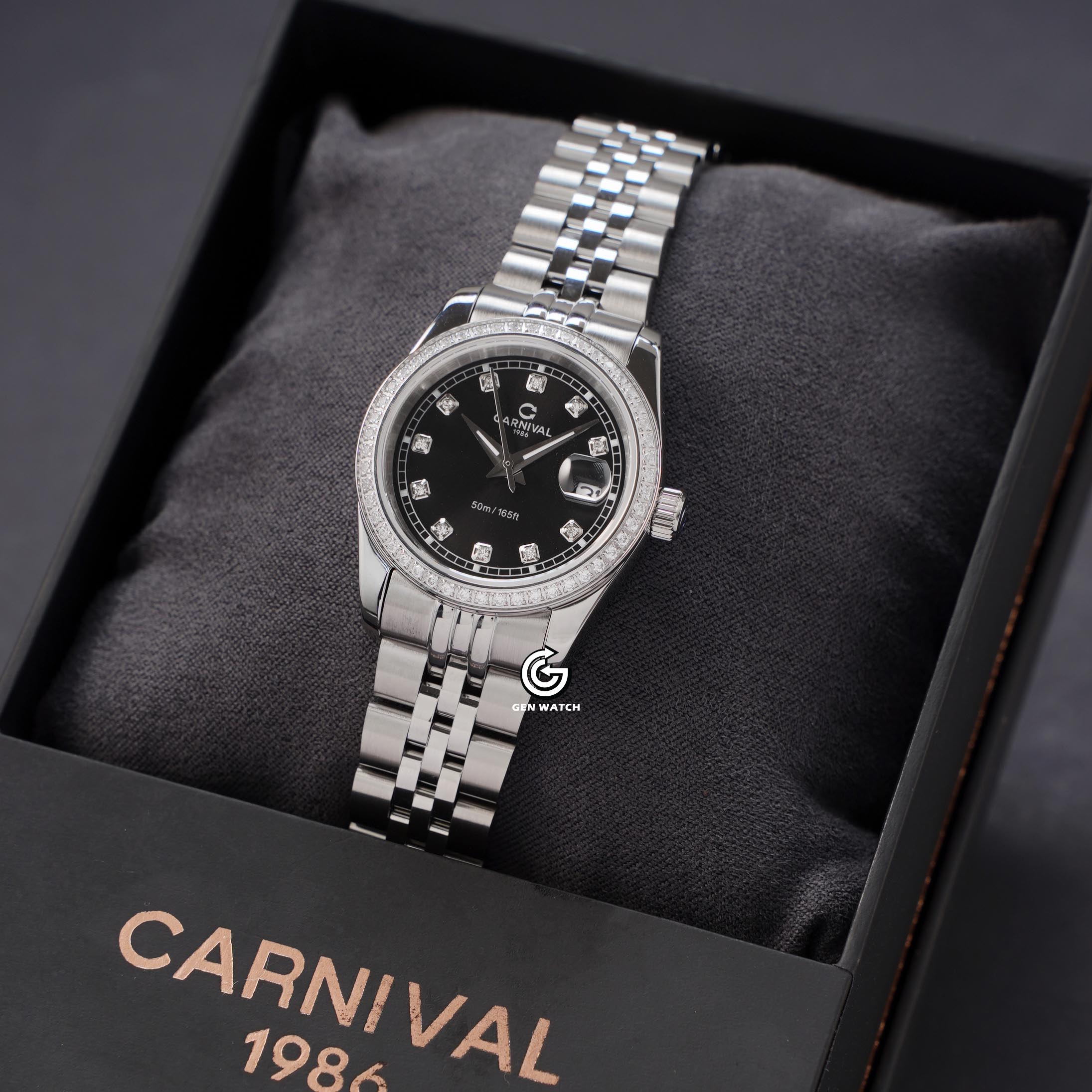 ĐỒNG HỒ NỮ CARNIVAL 8131L2 VT D QUARTZ 30MM