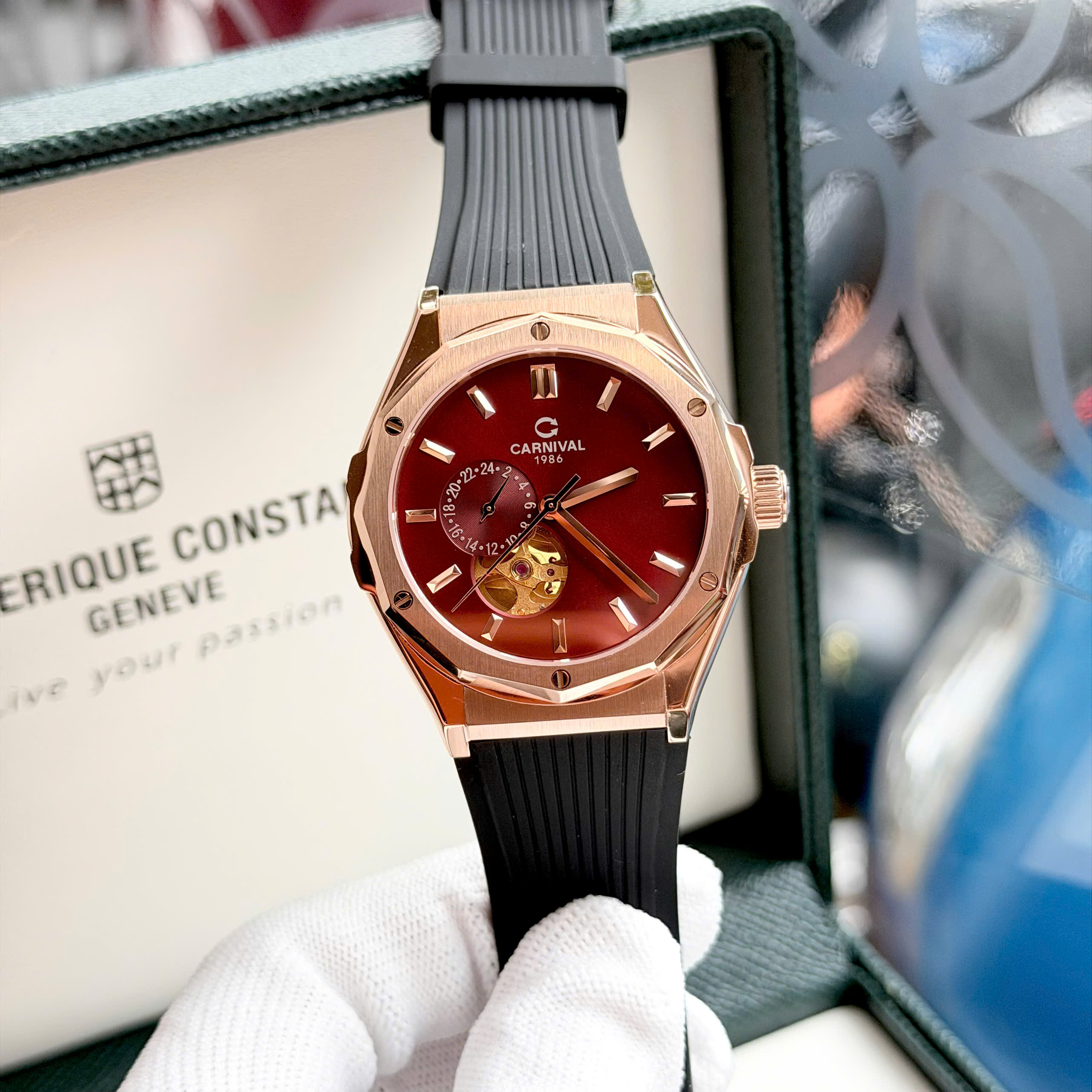 ĐỒNG HỒ NAM CARNIVAL 8189G VH DCS DO AUTOMATIC 42MM