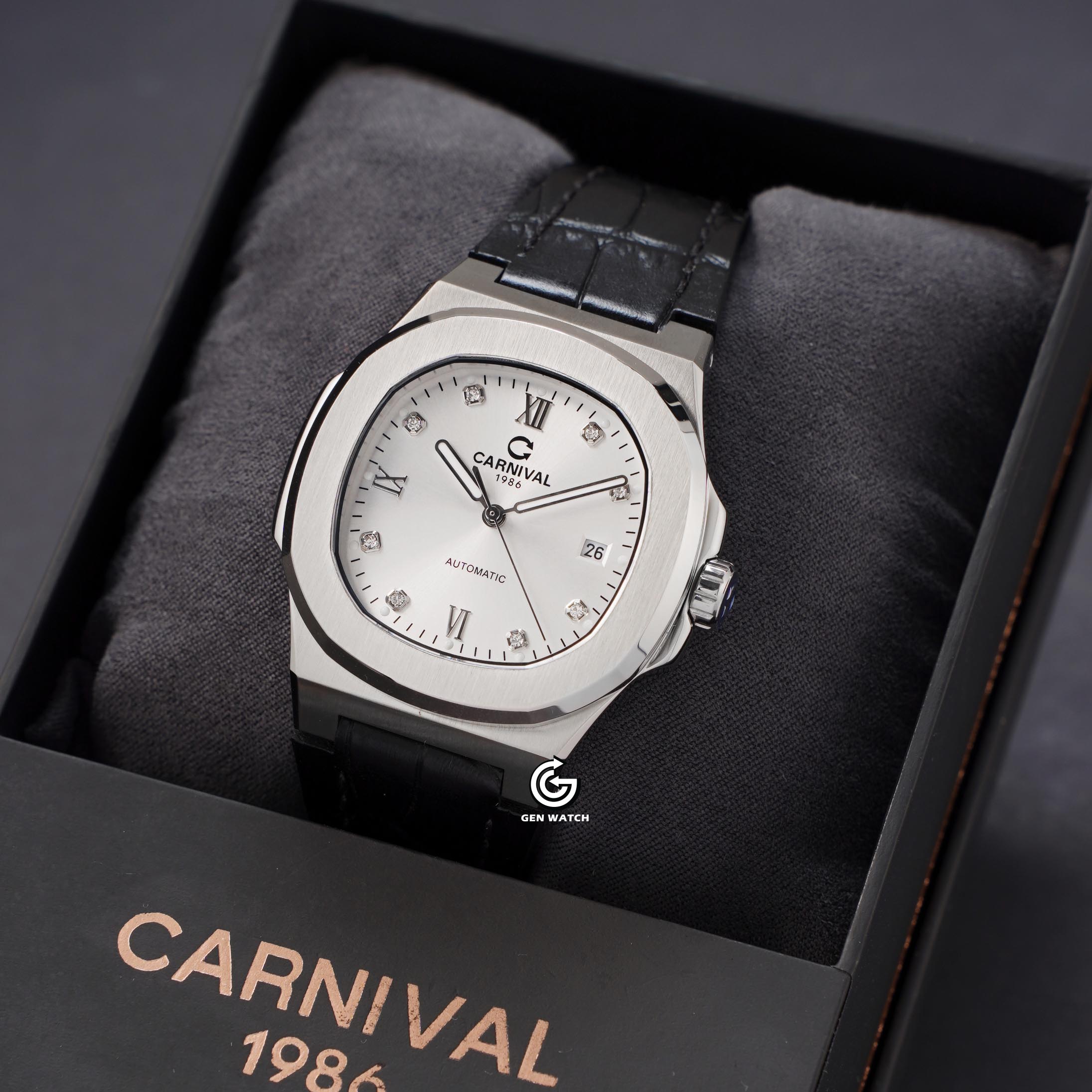 ĐỒNG HỒ NAM CARNIVAL 8160G VT DD T AUTOMATIC 41MM