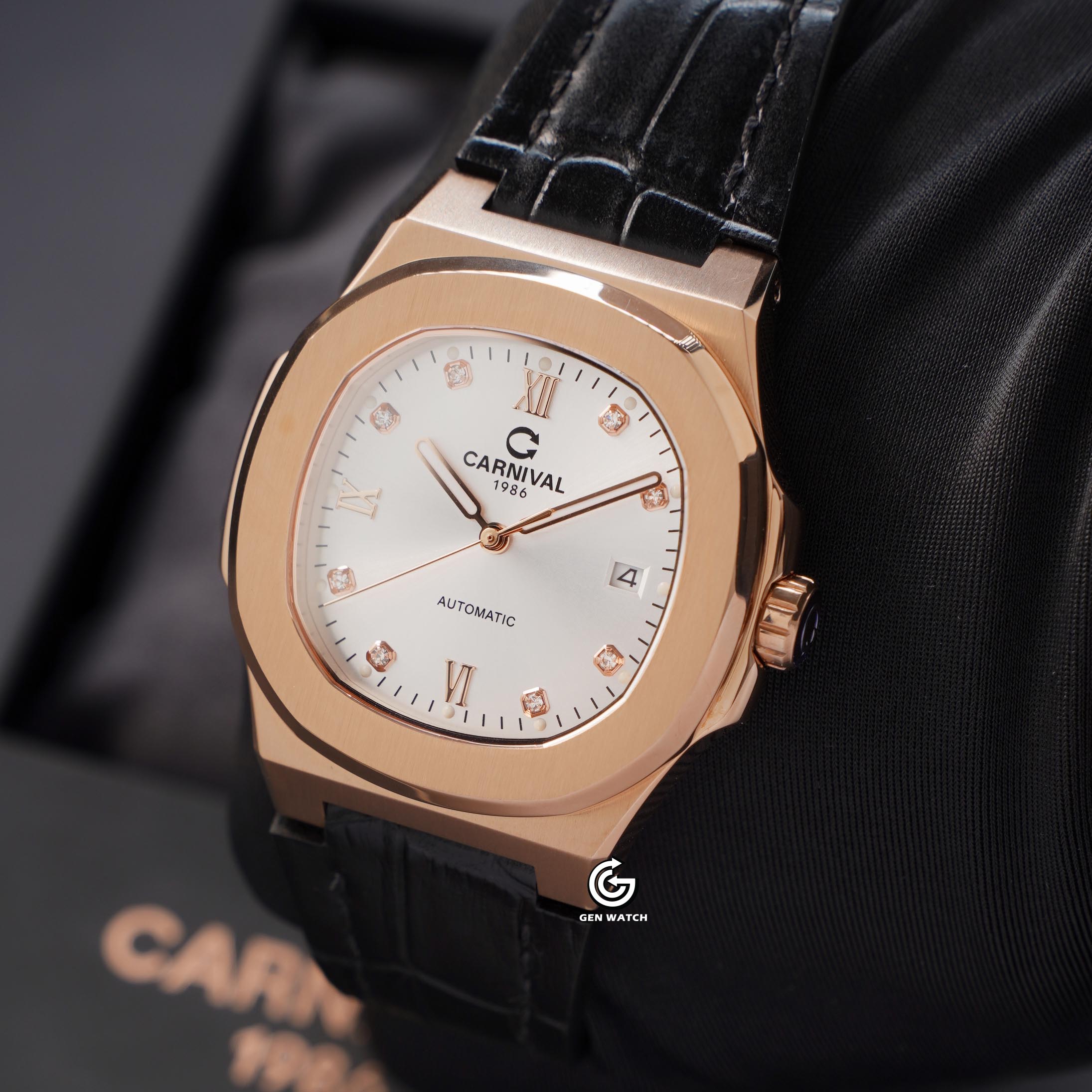 ĐỒNG HỒ NAM CARNIVAL 8160G VH DD T AUTOMATIC 41MM