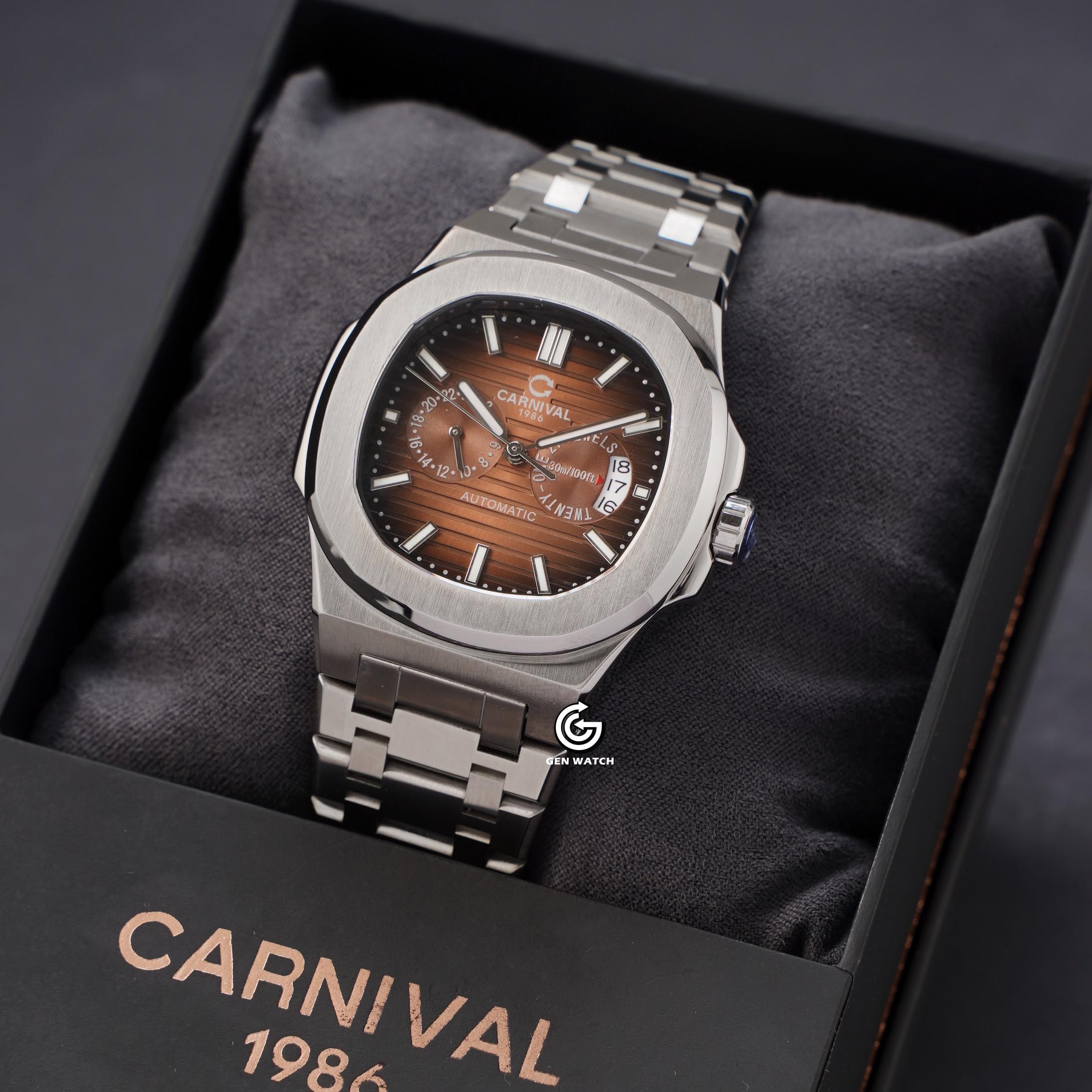 ĐỒNG HỒ NAM CARNIVAL 8158G VT T AUTOMATIC 41MM