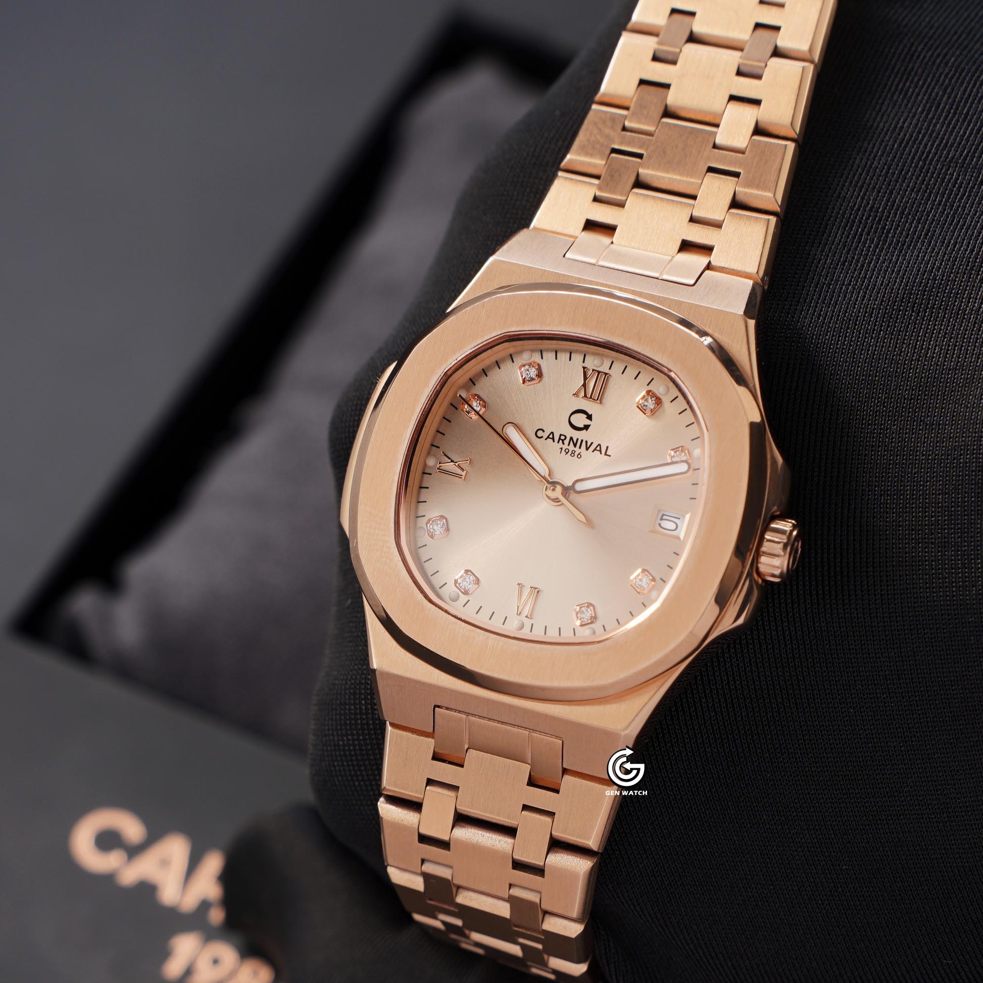 ĐỒNG HỒ NỮ CARNIVAL 8160L VH NN QUARTZ 34MM