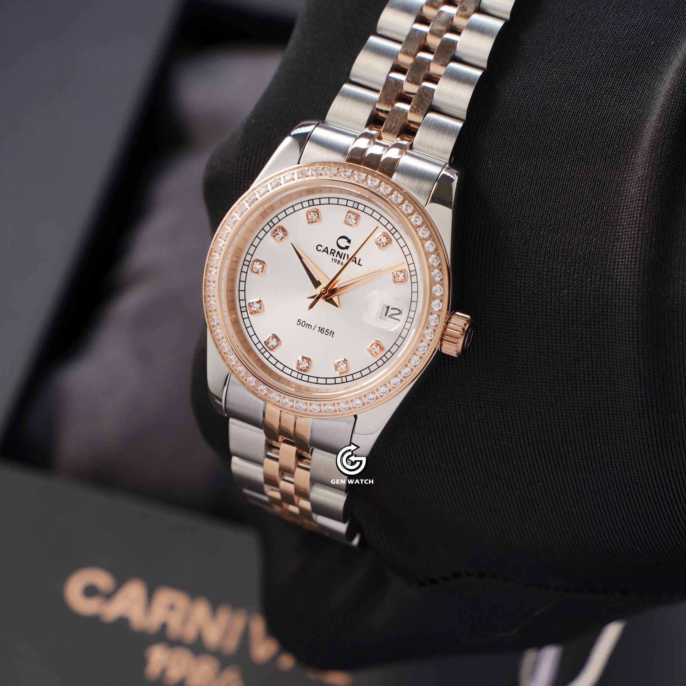 ĐỒNG HỒ NỮ CARNIVAL 8131L2 CH T QUARTZ 30MM