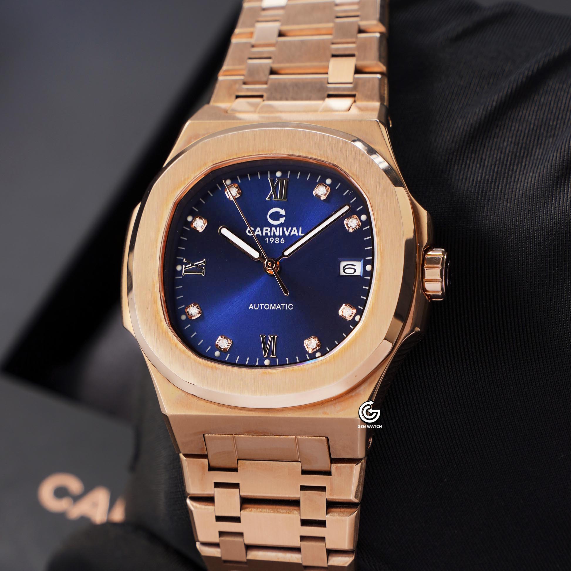 ĐỒNG HỒ NAM CARNIVAL 8160G VH X AUTOMATIC 41MM