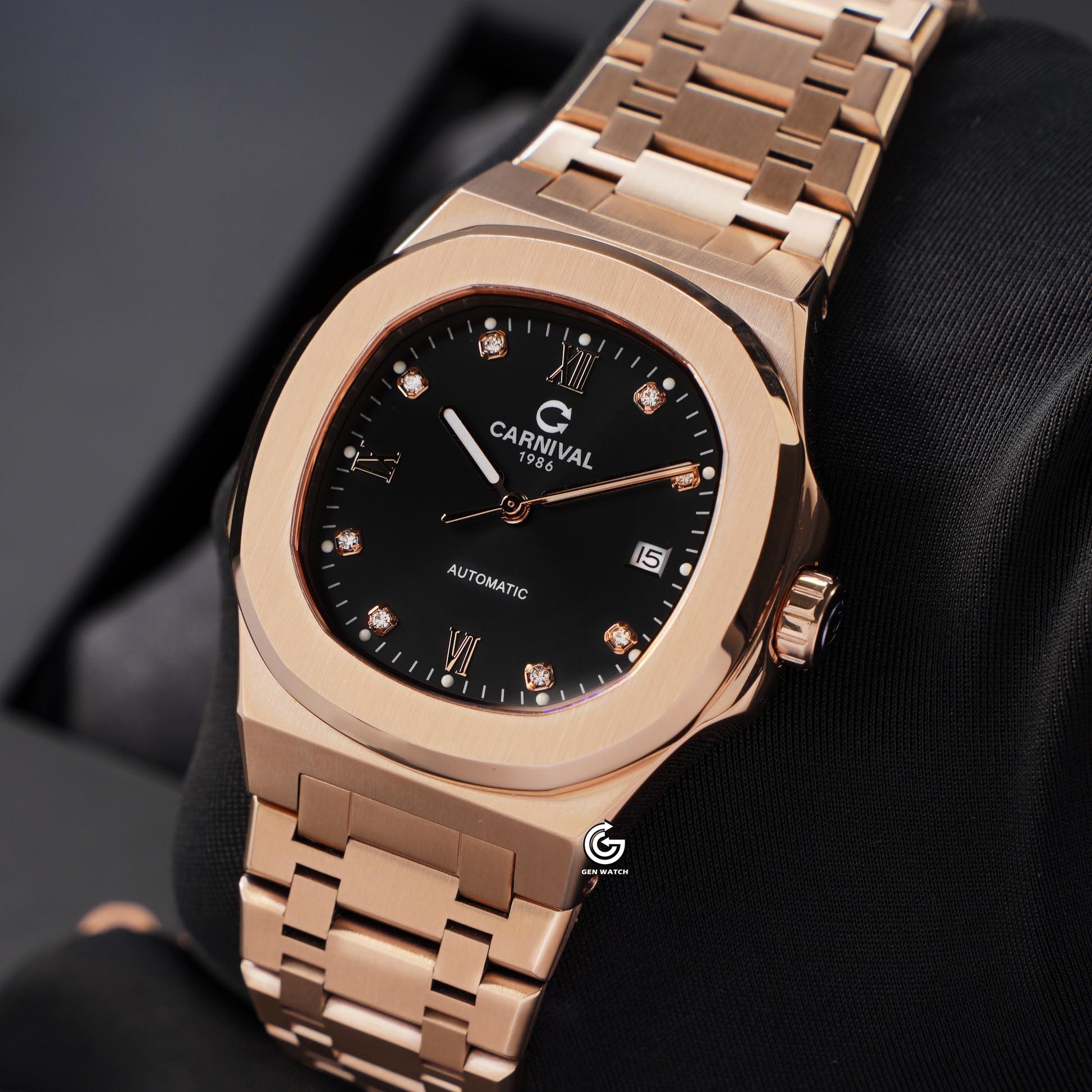 ĐỒNG HỒ NAM CARNIVAL 8160G VH D AUTOMATIC 41MM