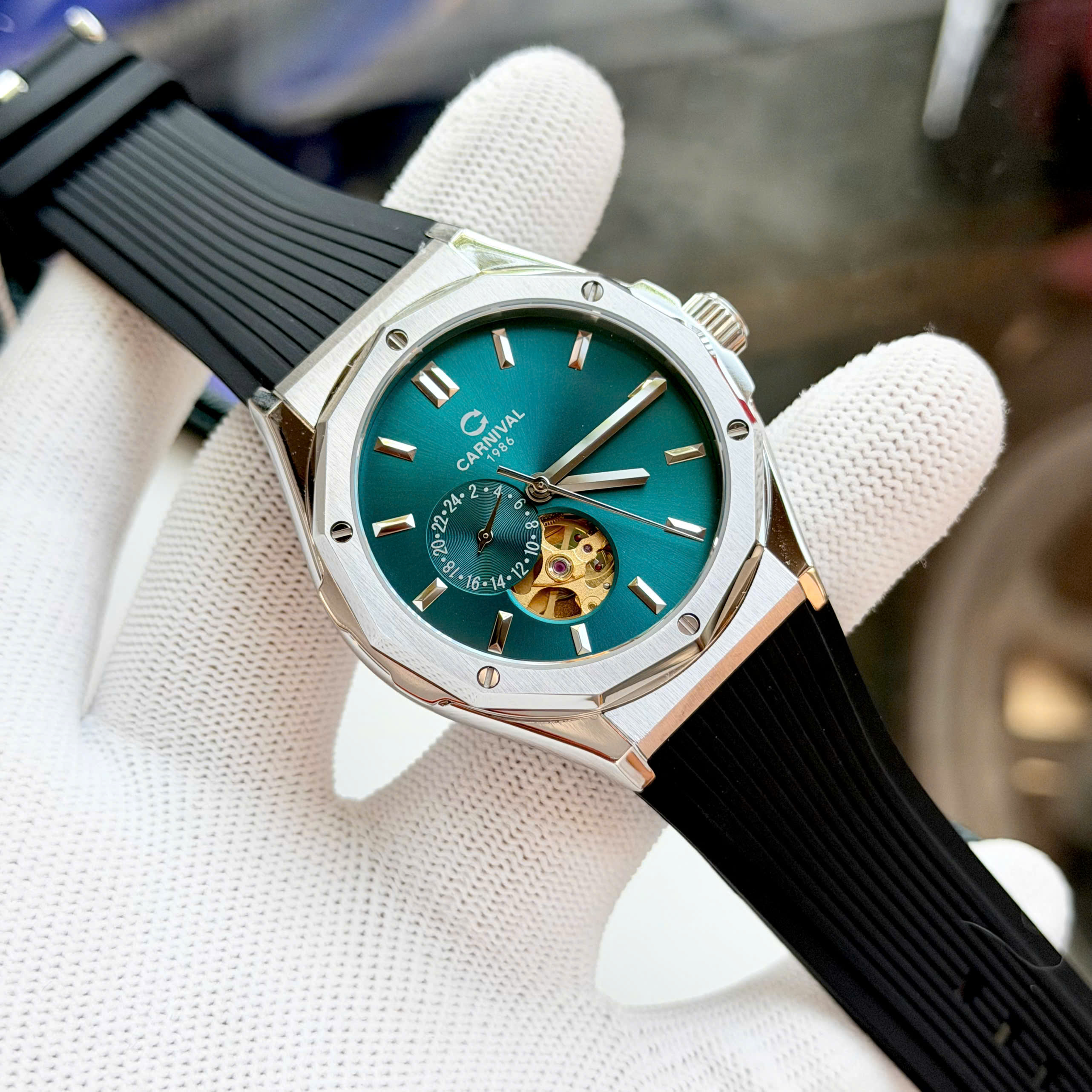 ĐỒNG HỒ NAM CARNIVAL 8189G VT DCS XL AUTOMATIC 42MM