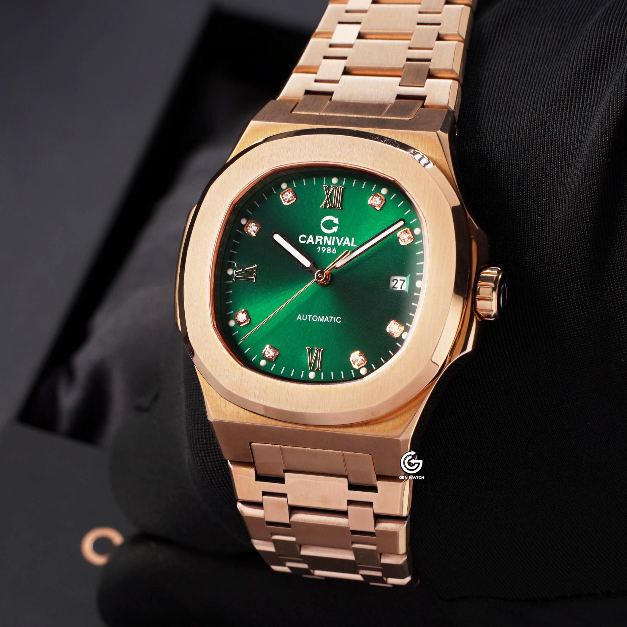 ĐỒNG HỒ NAM CARNIVAL 8160G VH XL AUTOMATIC 41MM