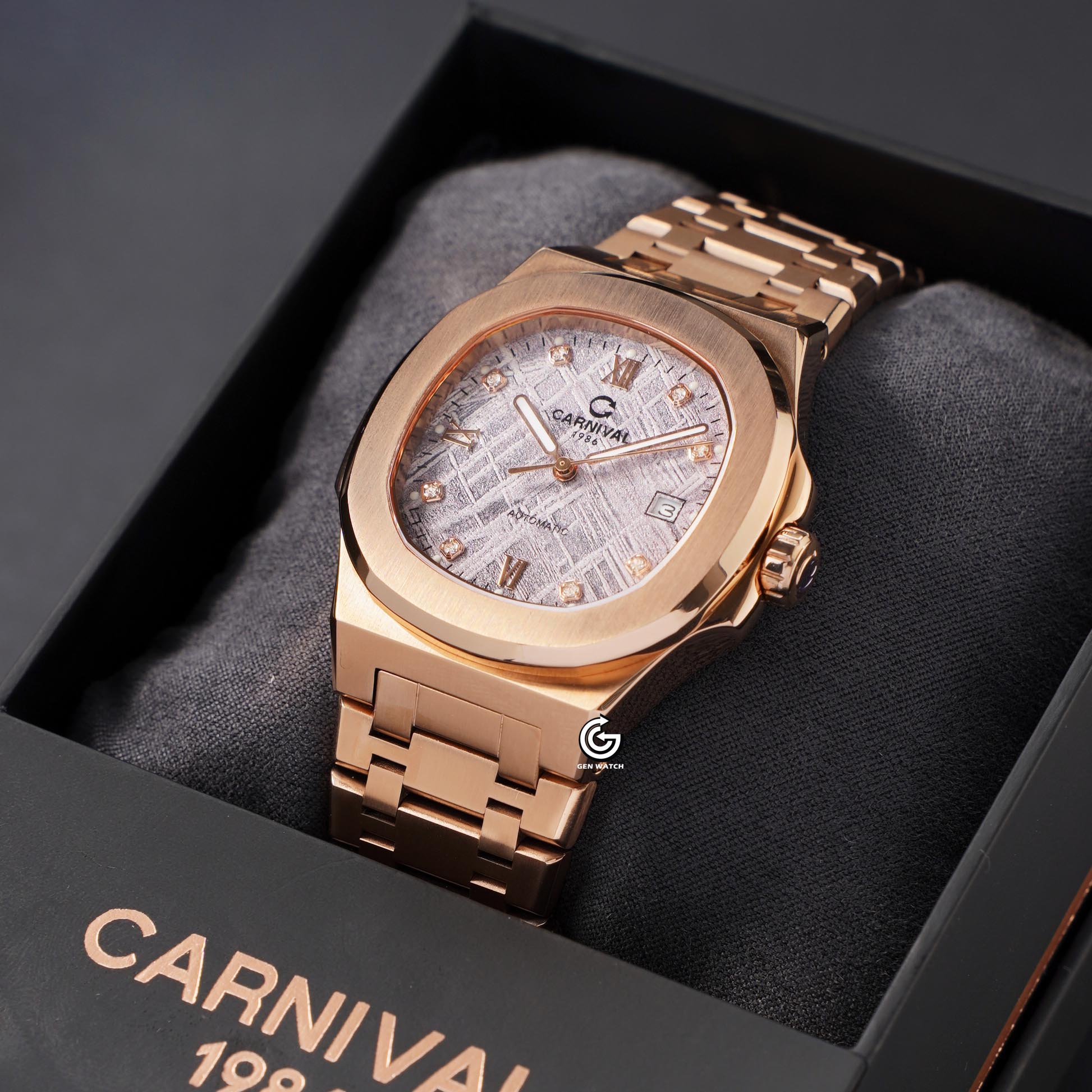 ĐỒNG HỒ NAM CARNIVAL 8160G VH TT AUTOMATIC 41MM