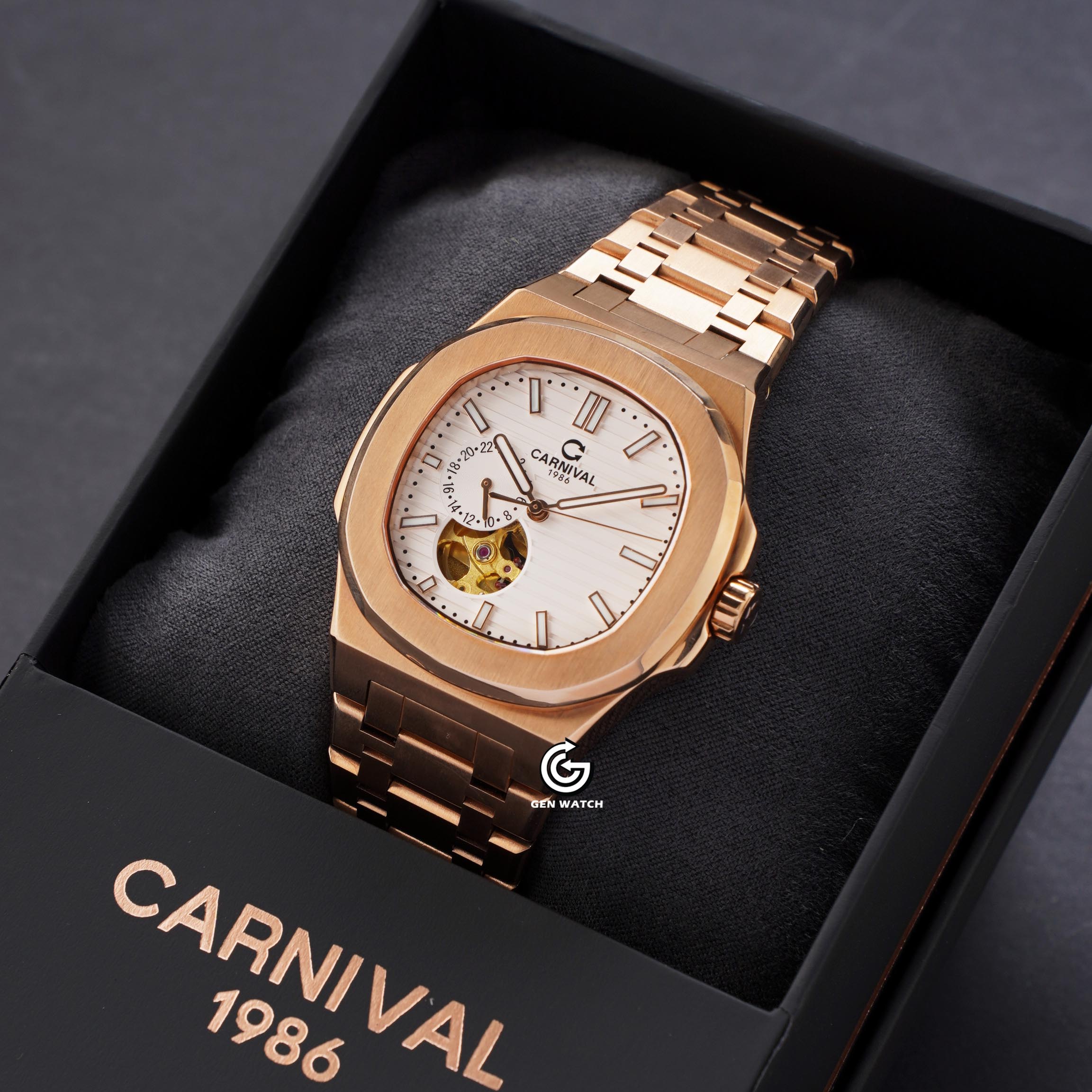 ĐỒNG HỒ NAM CARNIVAL 8159G VH T AUTOMATIC 41MM
