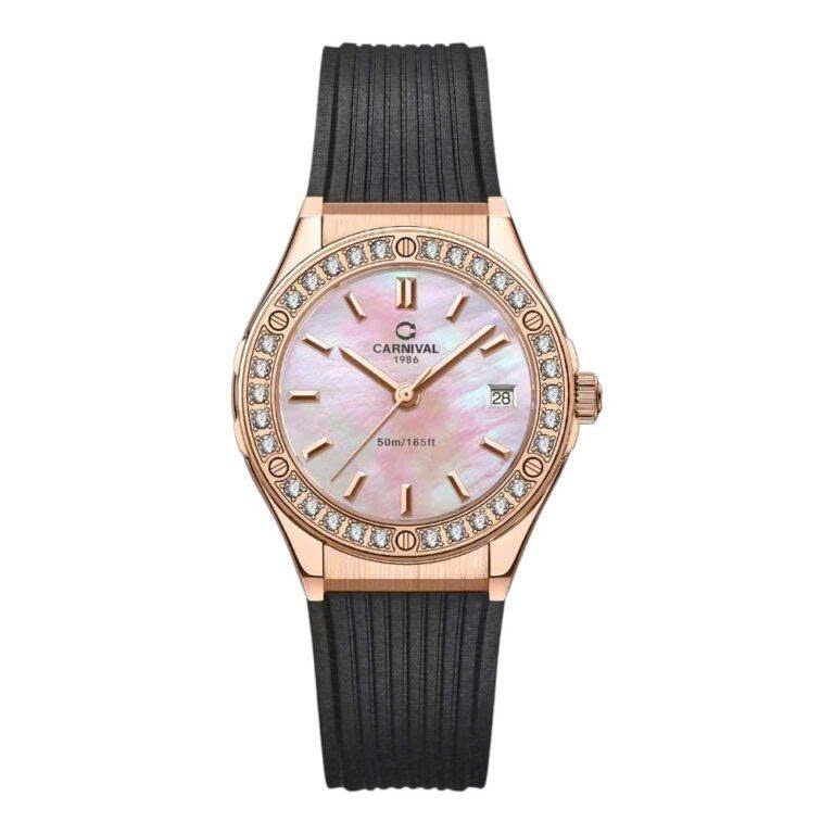 ĐỒNG HỒ NỮ CARNIVAL 8168L2 VH HK DCS D QUARTZ 32MM ( XÀ CỪ HỒNG )