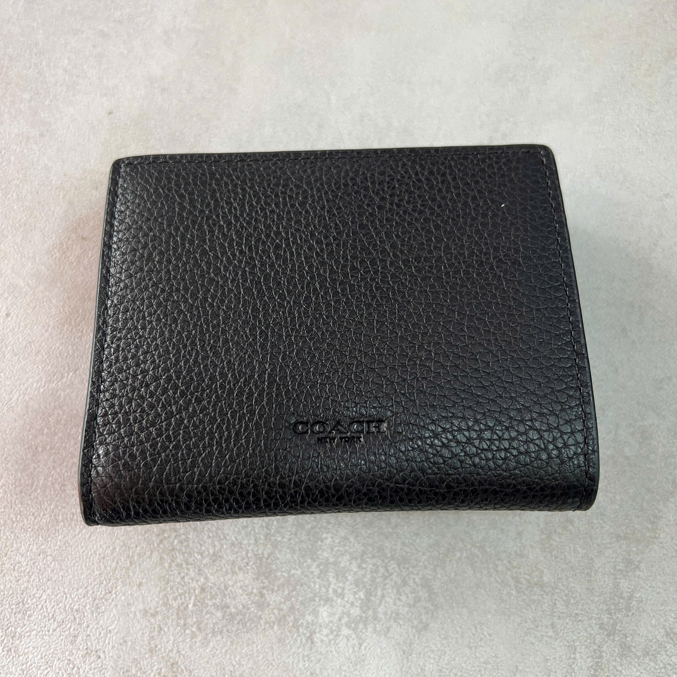 COACH TABBY SMALL WALLET - BLACK