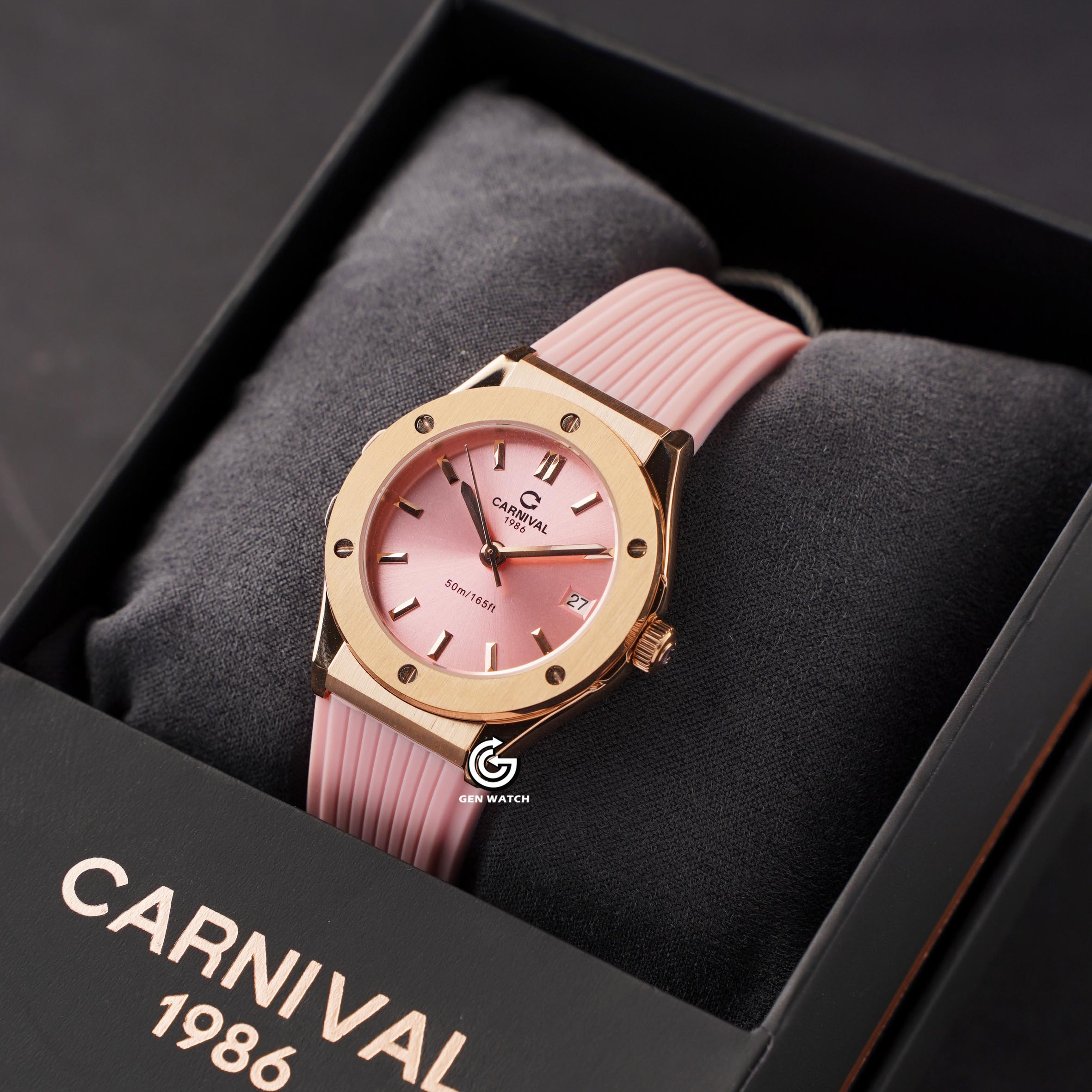 ĐỒNG HỒ NỮ CARNIVAL 8168L VH DCS H QUARTZ 32MM
