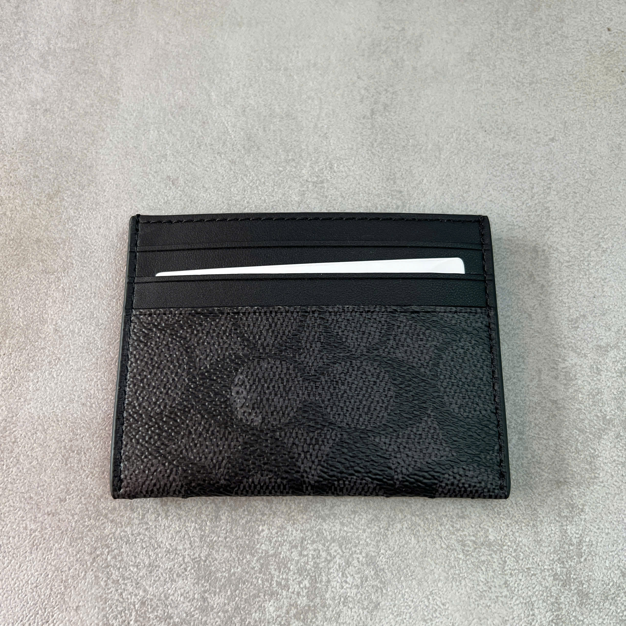 COACH GRAPHIC CANVAS SLIMD ID CARD - BLACK