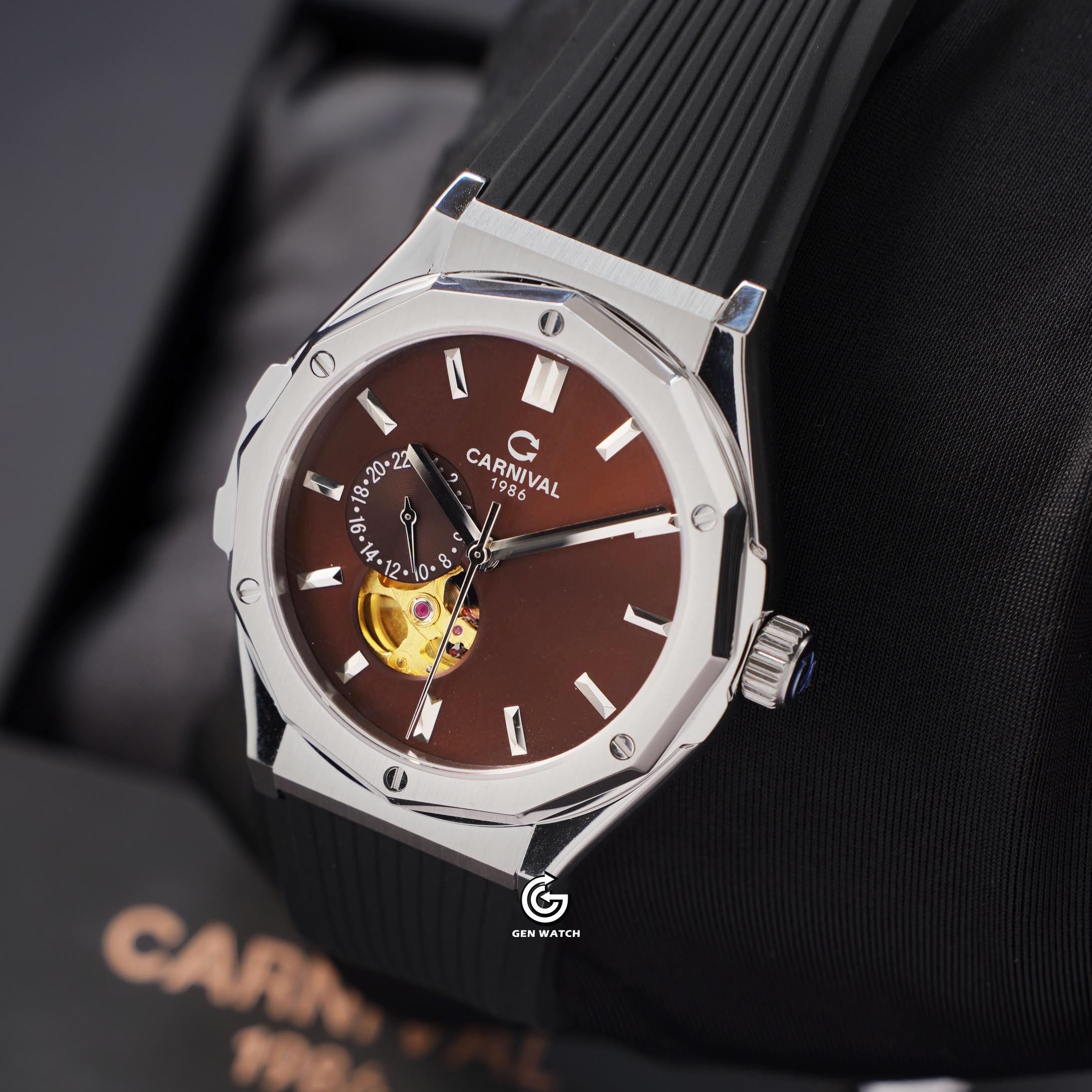 ĐỒNG HỒ NAM CARNIVAL 8189G VT DCS N AUTOMATIC 42MM
